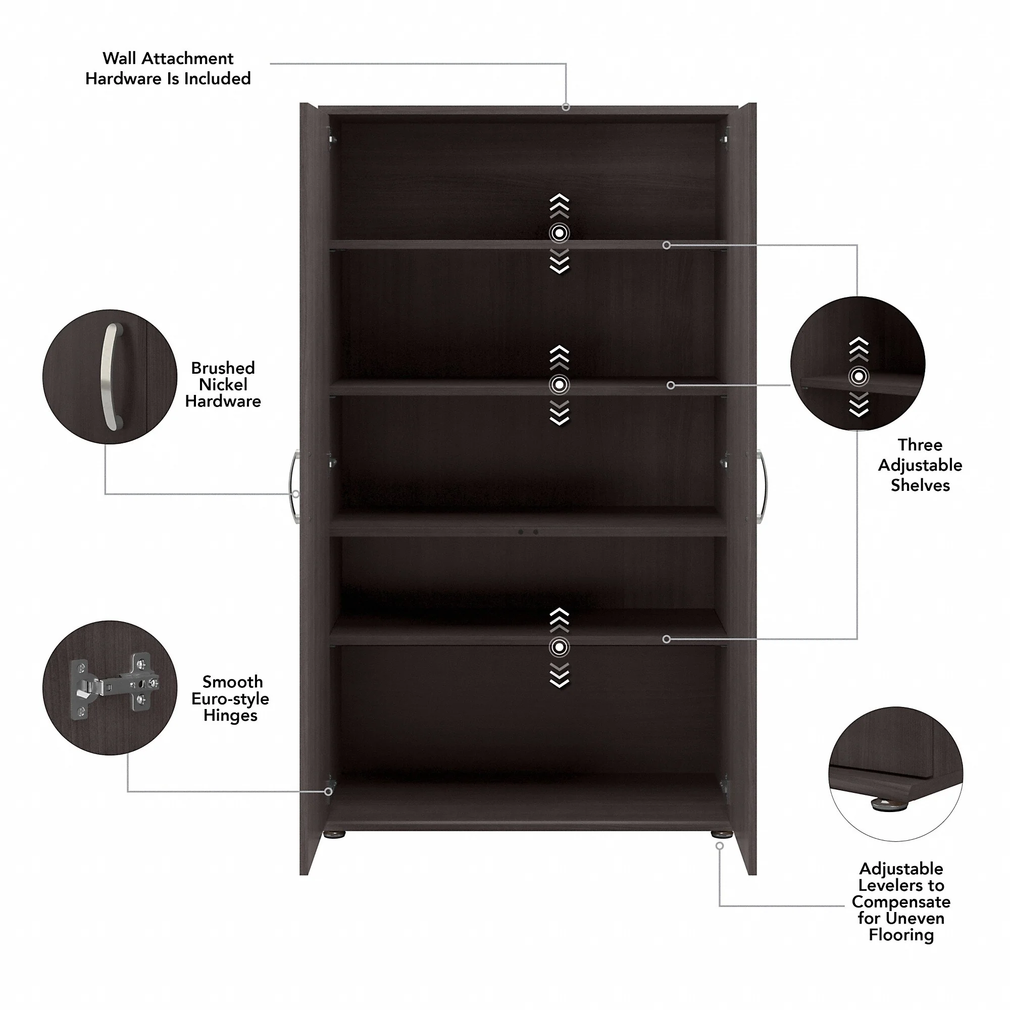 Universal Tall Clothing Storage Cabinet by Bush Business Furniture