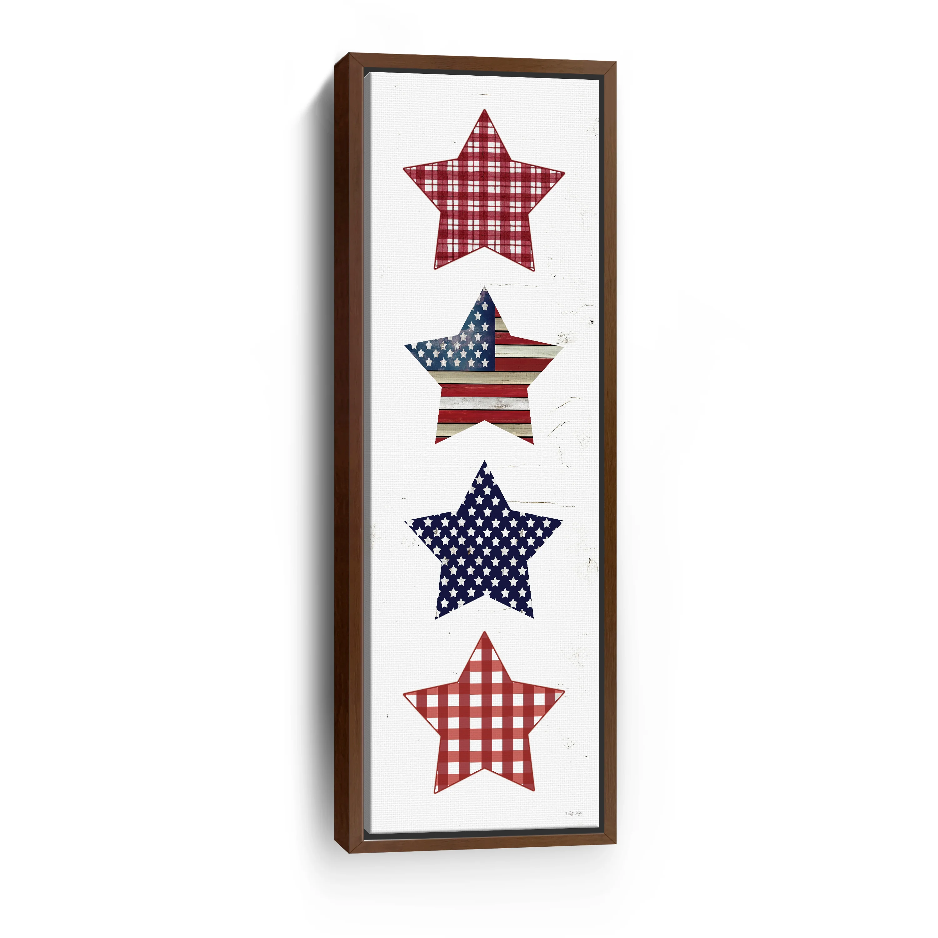 Patriotic Stars Canvas Giclee