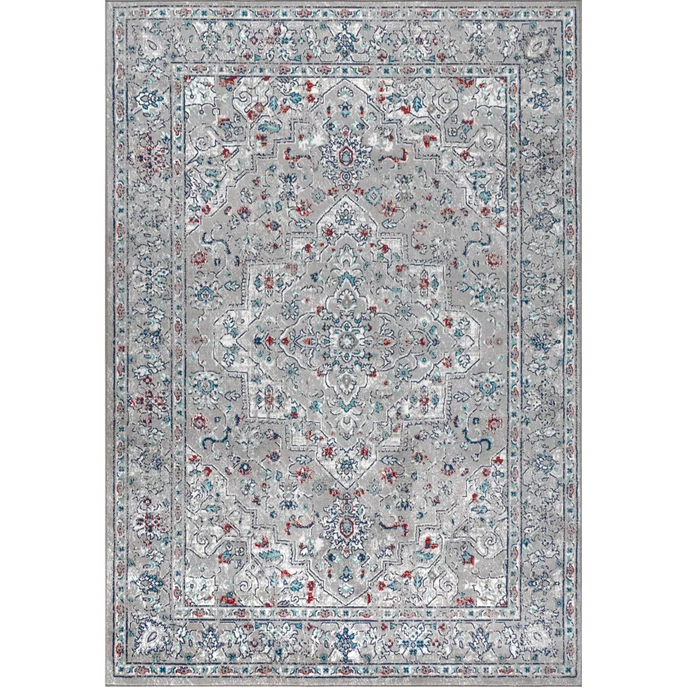 Modern Persian Vintage Medallion  Area Rug