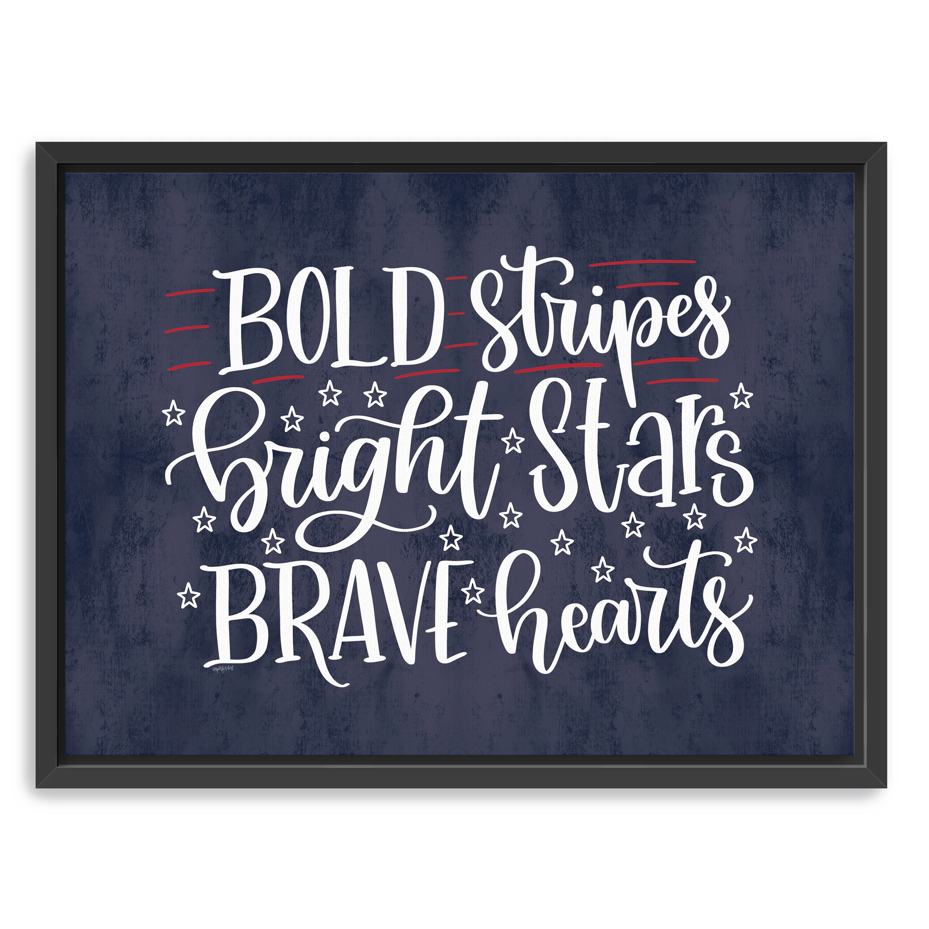 Bold, Bright and Brave Canvas Giclee