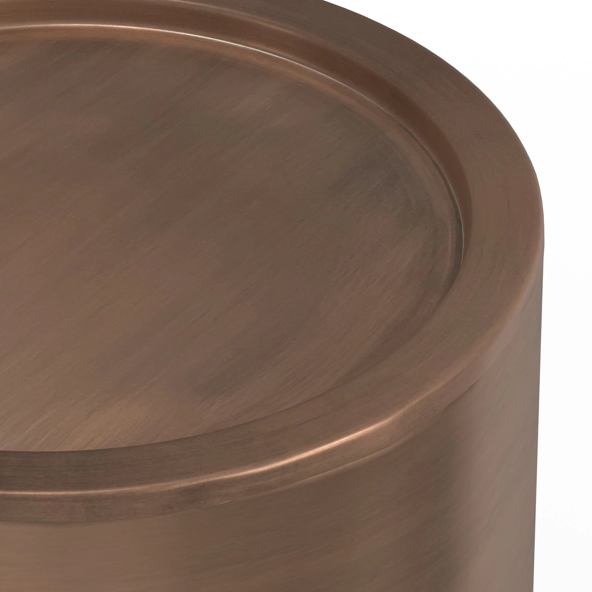 Hyperion Side Table with Round Cylinder Shape