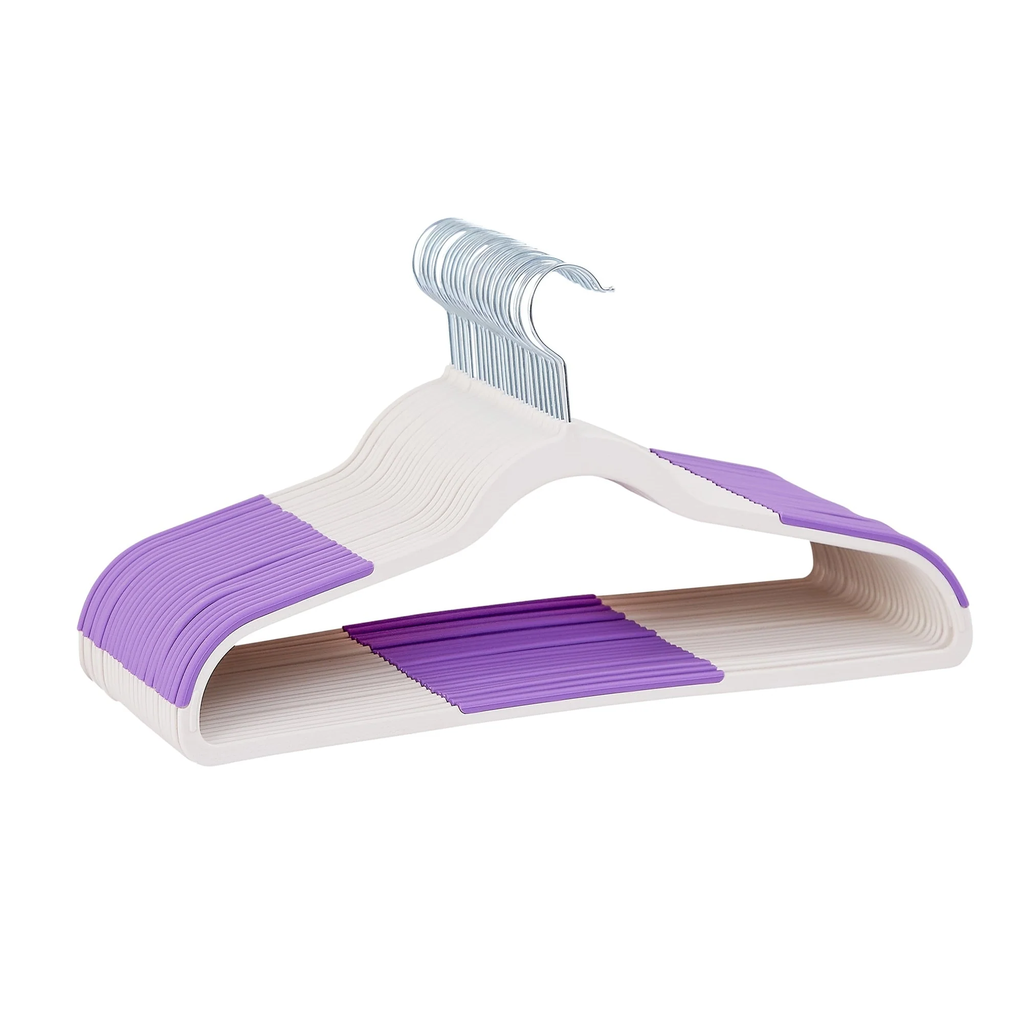 Clothes Hangers Plastic Coat Hangers Non-Slip Space-Saving Swivel Hook