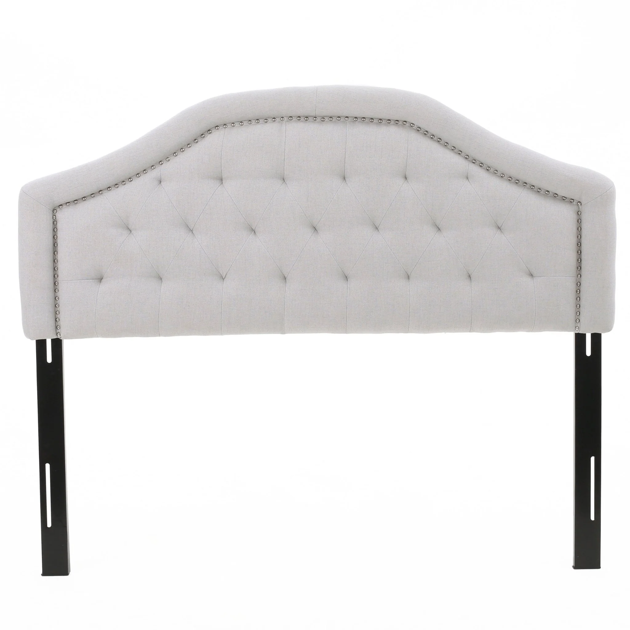 Jubilant Headboard with Diamond Tufted and Nail Head Trim Featuring, Queen and Full Size