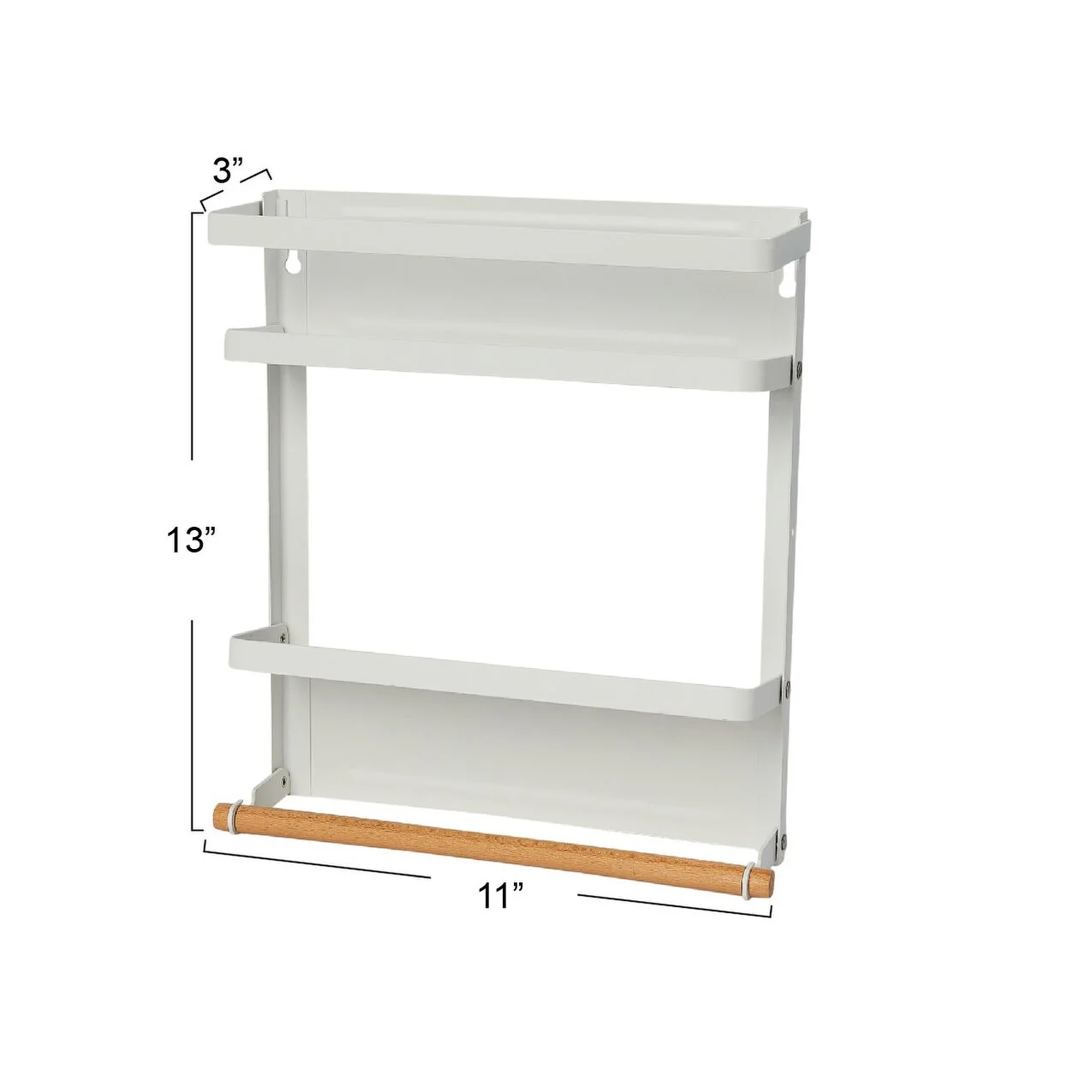 Household Essentials Metal Magnetic Organizer Rack - 11.3