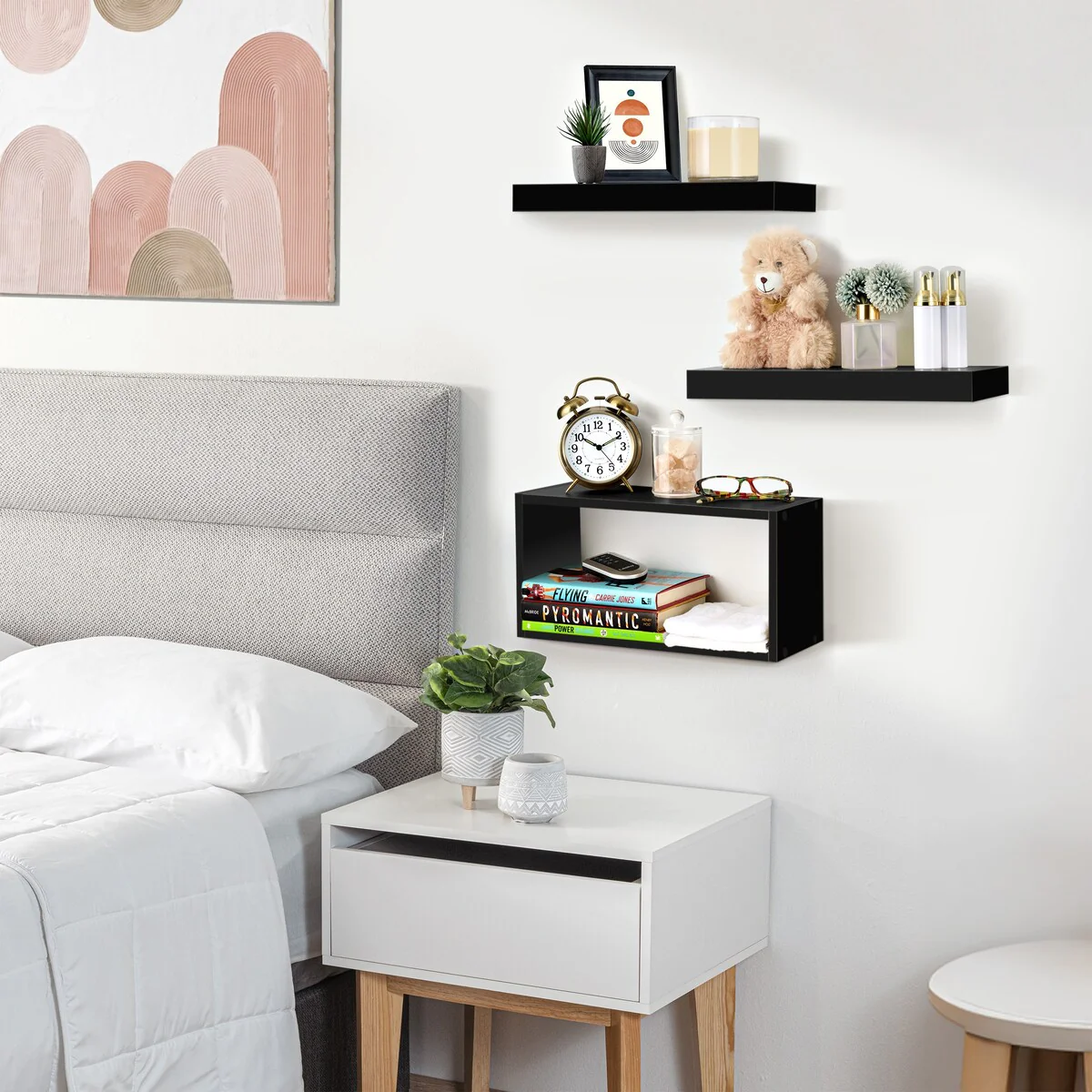 Sorbus Floating Shelves for Wall Set of 3 - 16