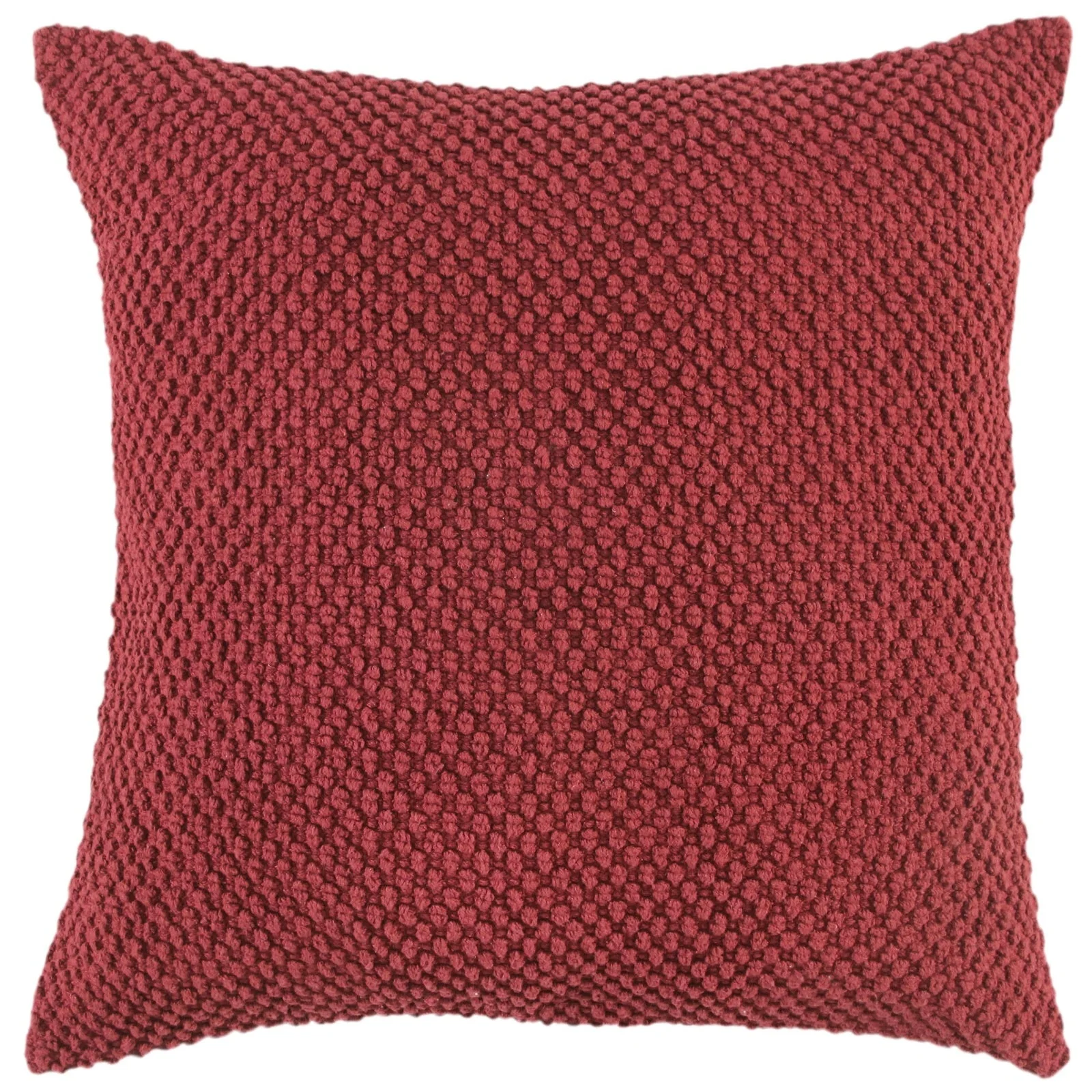 Woven Cotton Solid Decorative Throw Pillow