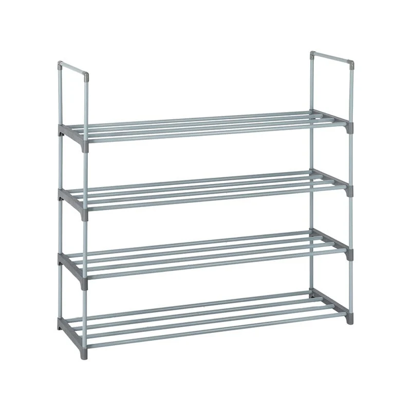 4-Tier Shoe Rack Metal Shoe Tower 20-Pair Shoe Storage Organizer