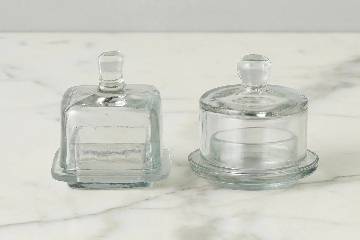 Bistro Glass Jam Jar, Square
