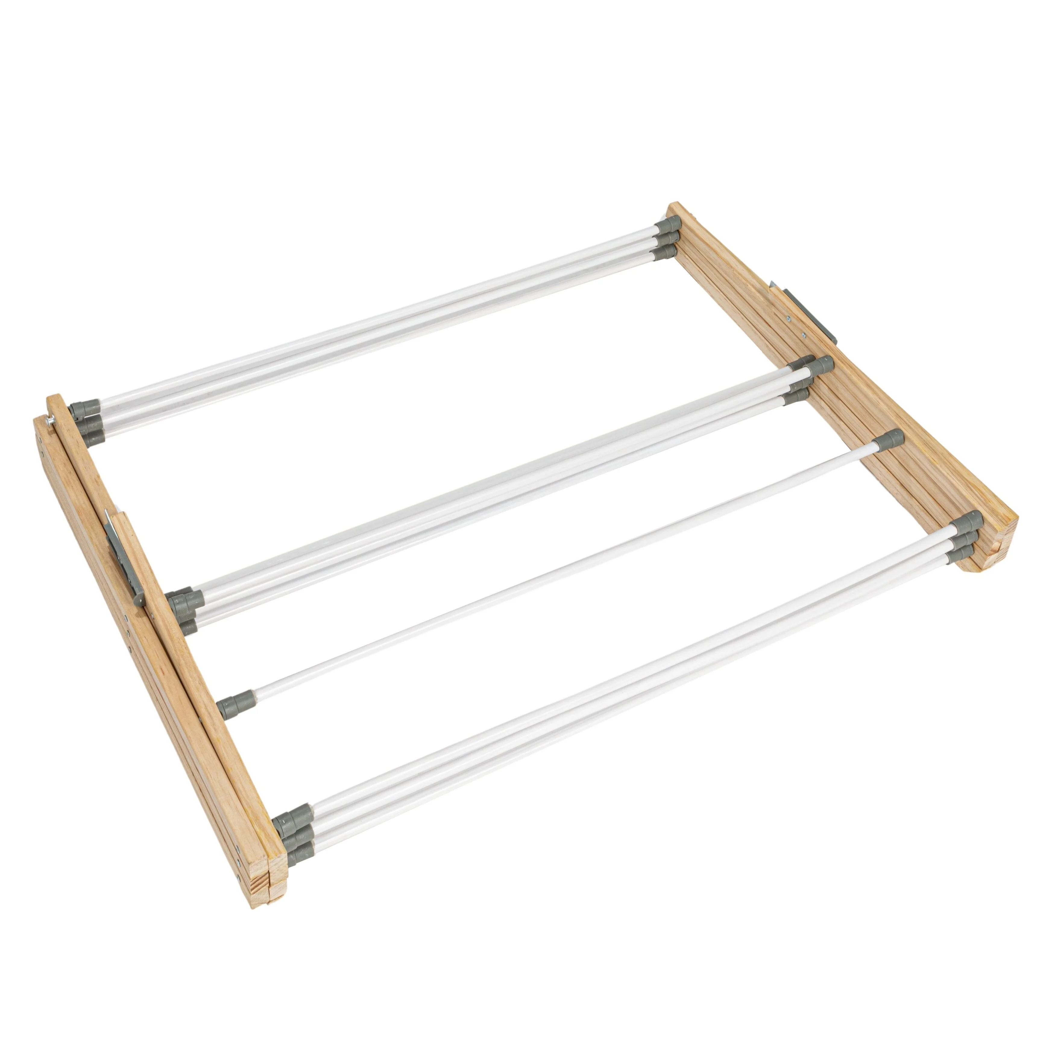 Household Essentials Pine Wood X-Frame Drying Rack