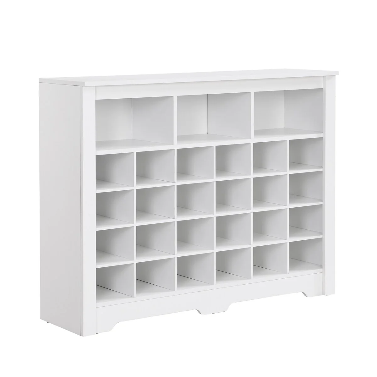Merax Sleek Design 24 Shoe Cubby Console