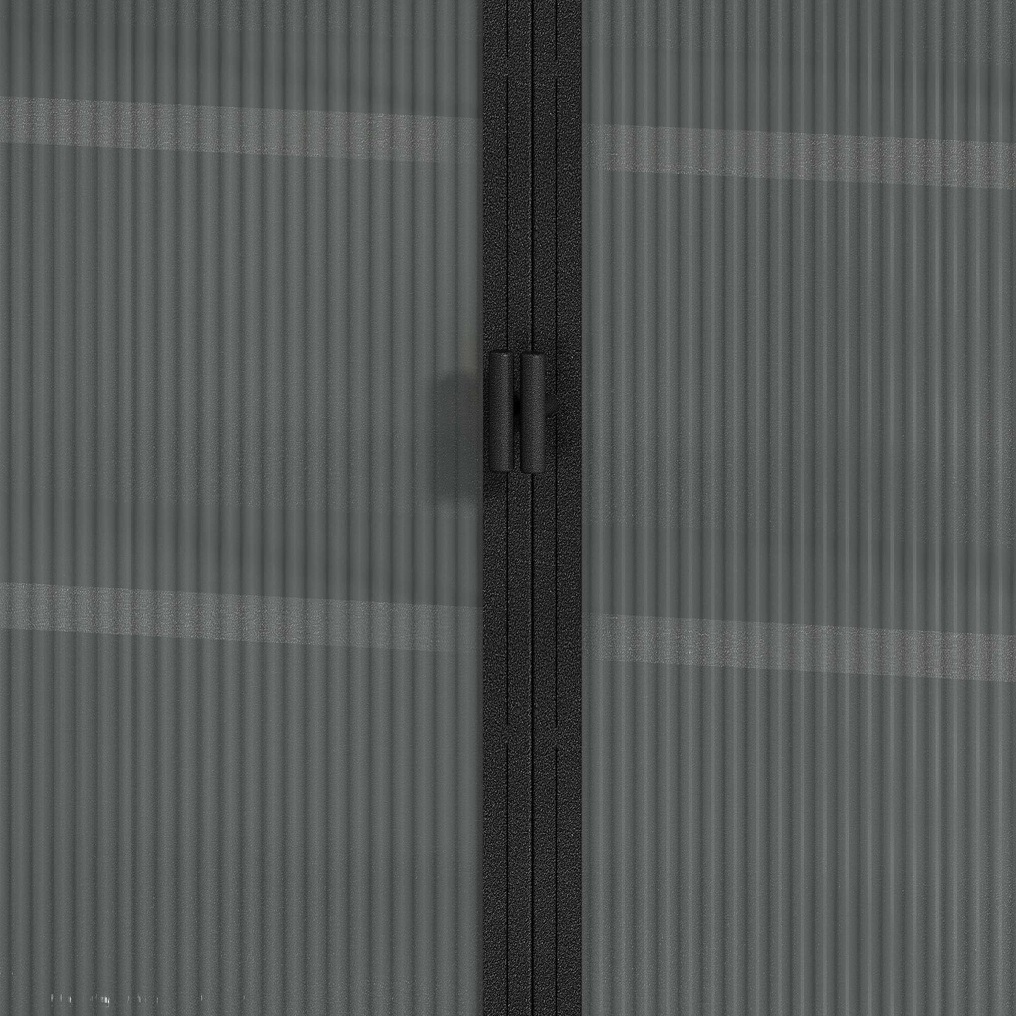 Retro Style Glass Door Wall Cabinet