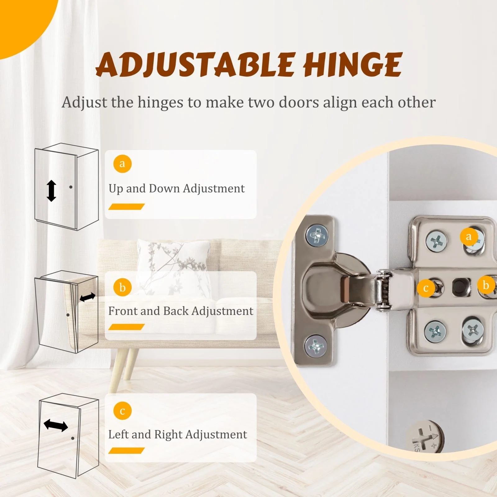 VEIKOUS Kitchen Pantry Storage Cabinet Cupboard with Framed Glass Door and Drawer