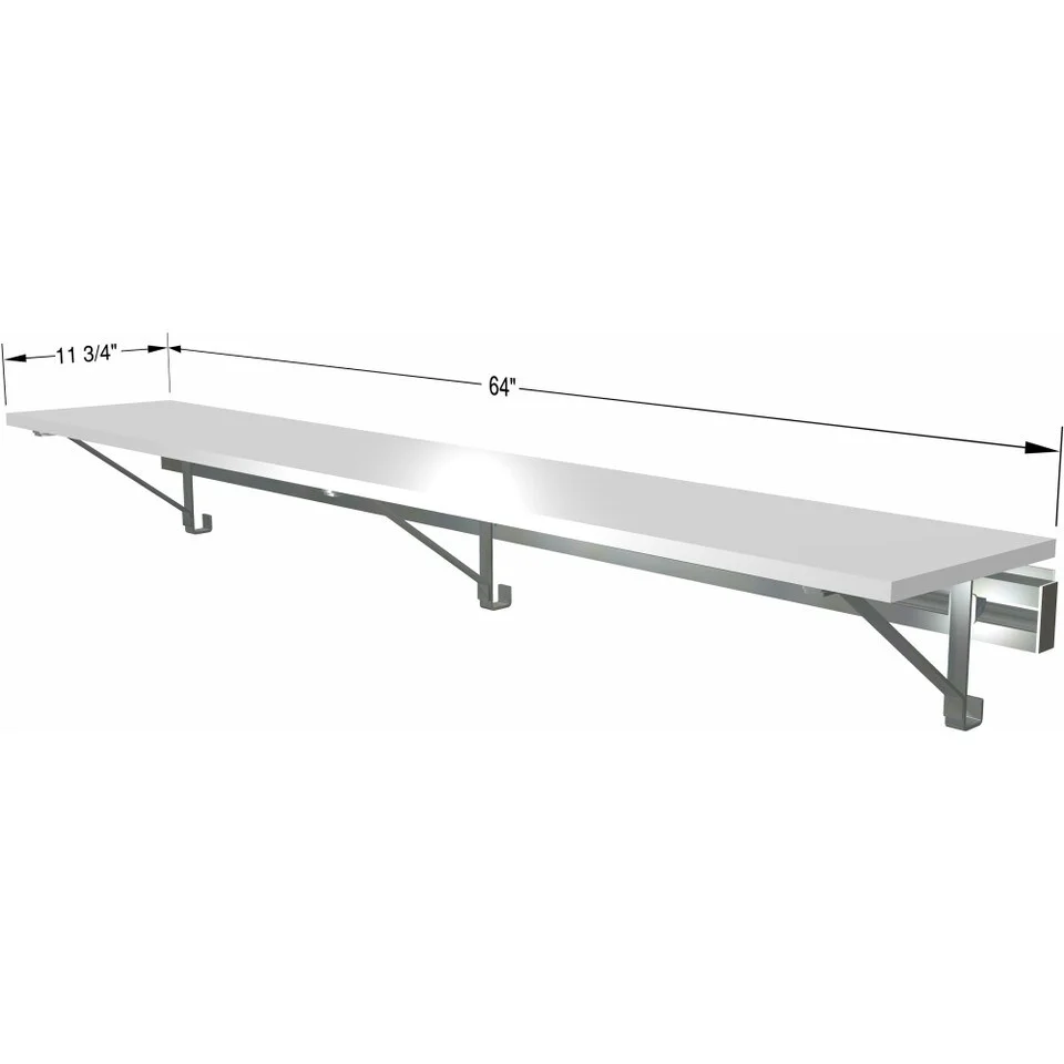 arrange a SPACE RCSS12 Single Wall Mounted Shelf (SHELF ONLY - no hang)