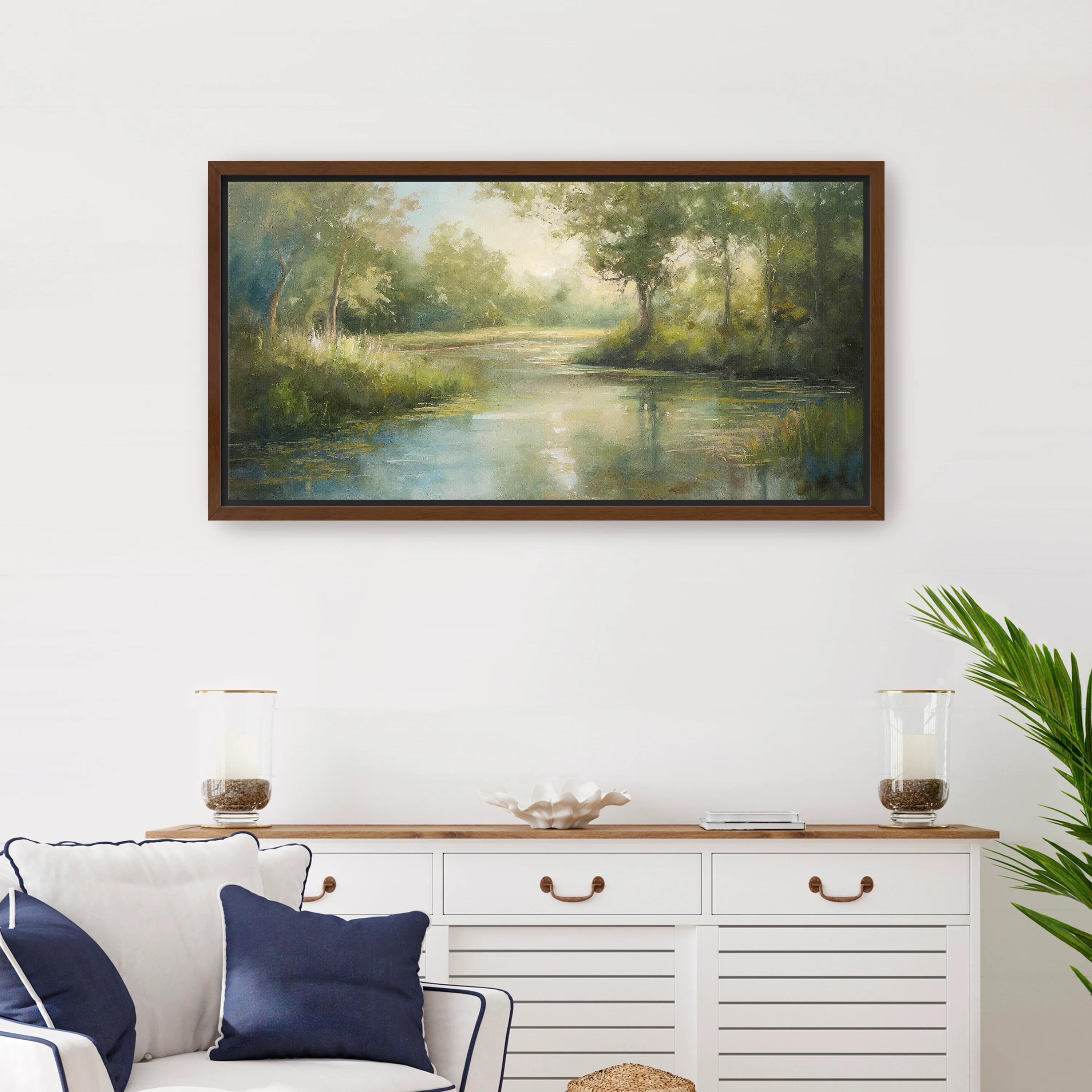 Peaceful Currents Canvas Giclee