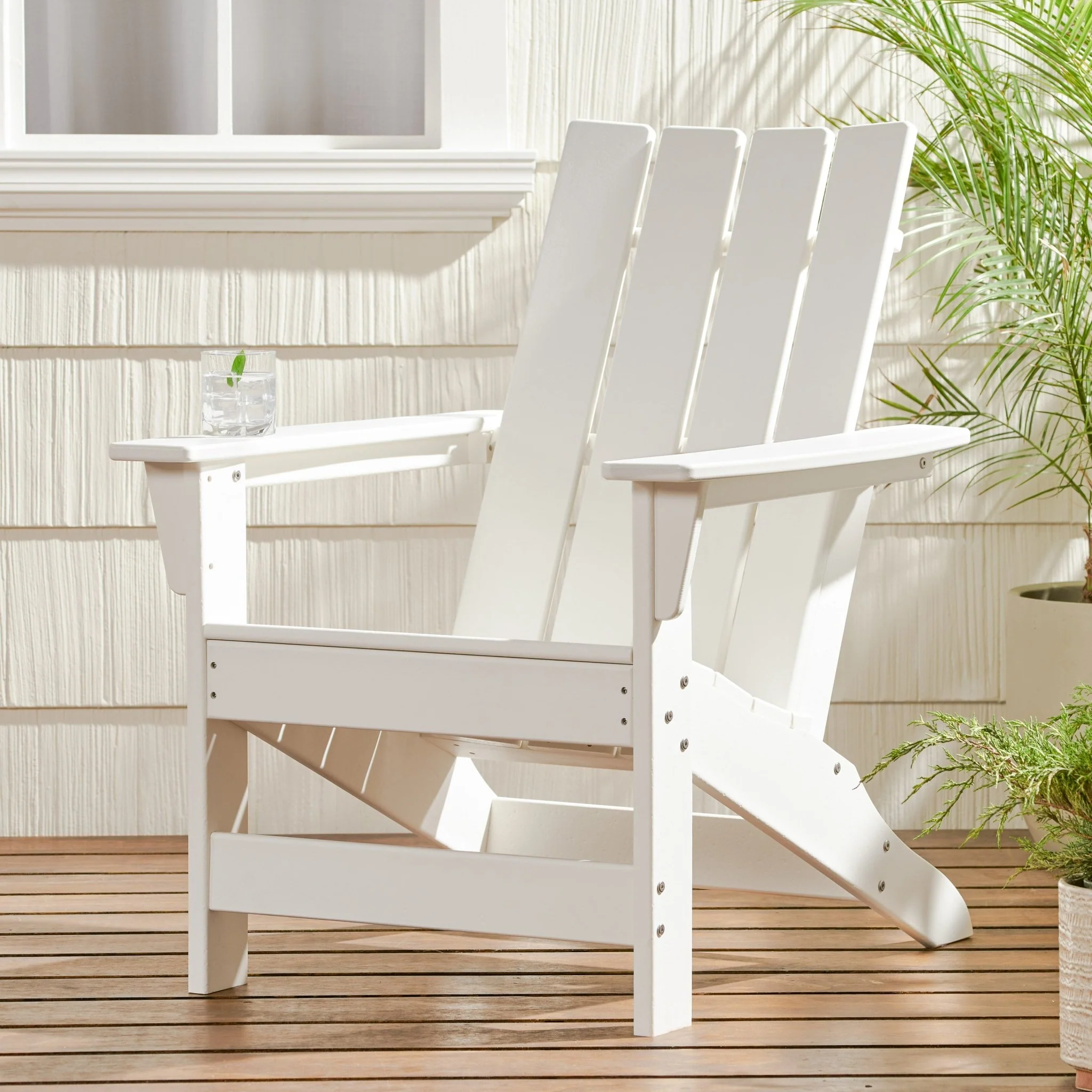 Enigmara Outdoor High-Density Resin Adirondack Chair