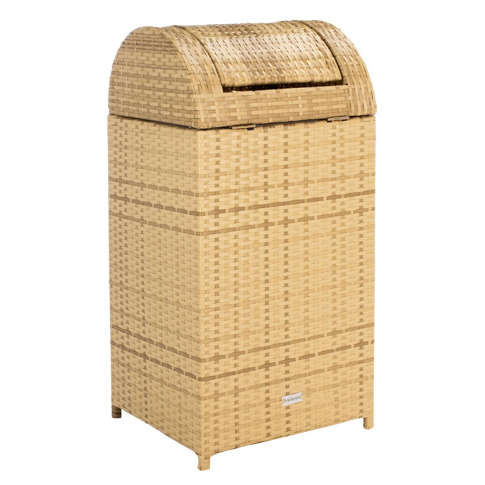 SAFAVIEH Outdoor Karyme Trash Bin (Fully Assembled)