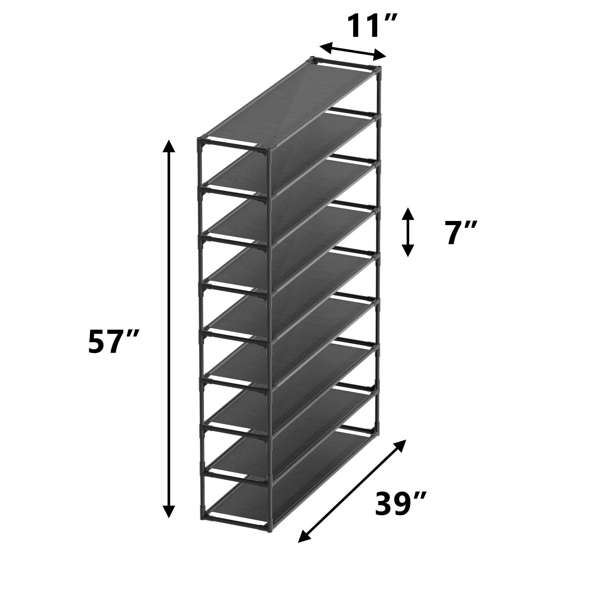 Modern Waterproof Shoe Rack Organizer Tower for Small Spaces