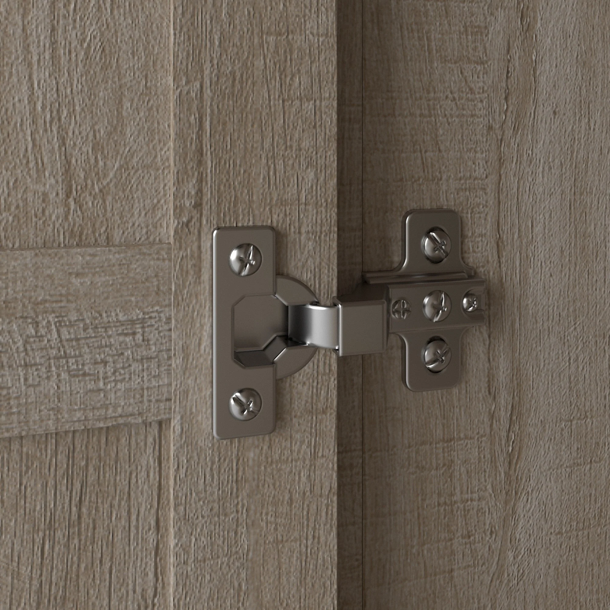 Key West Tall Kitchen Pantry Cabinet with Doors by Bush Furniture