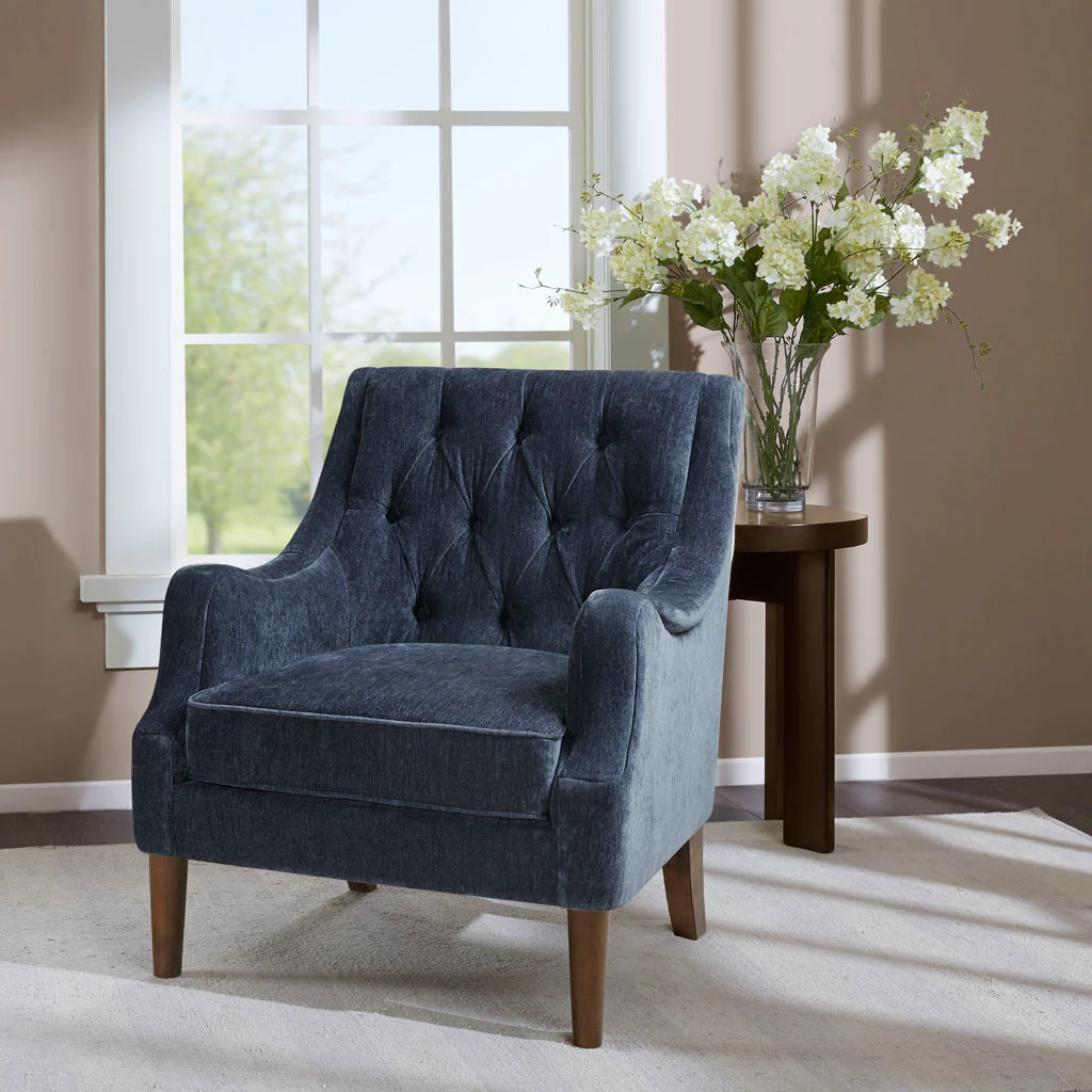 Button Tufted Accent Chair