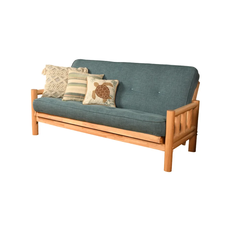 Anders Full / Double 81'' Upholstered Tufted Futon And Mattress