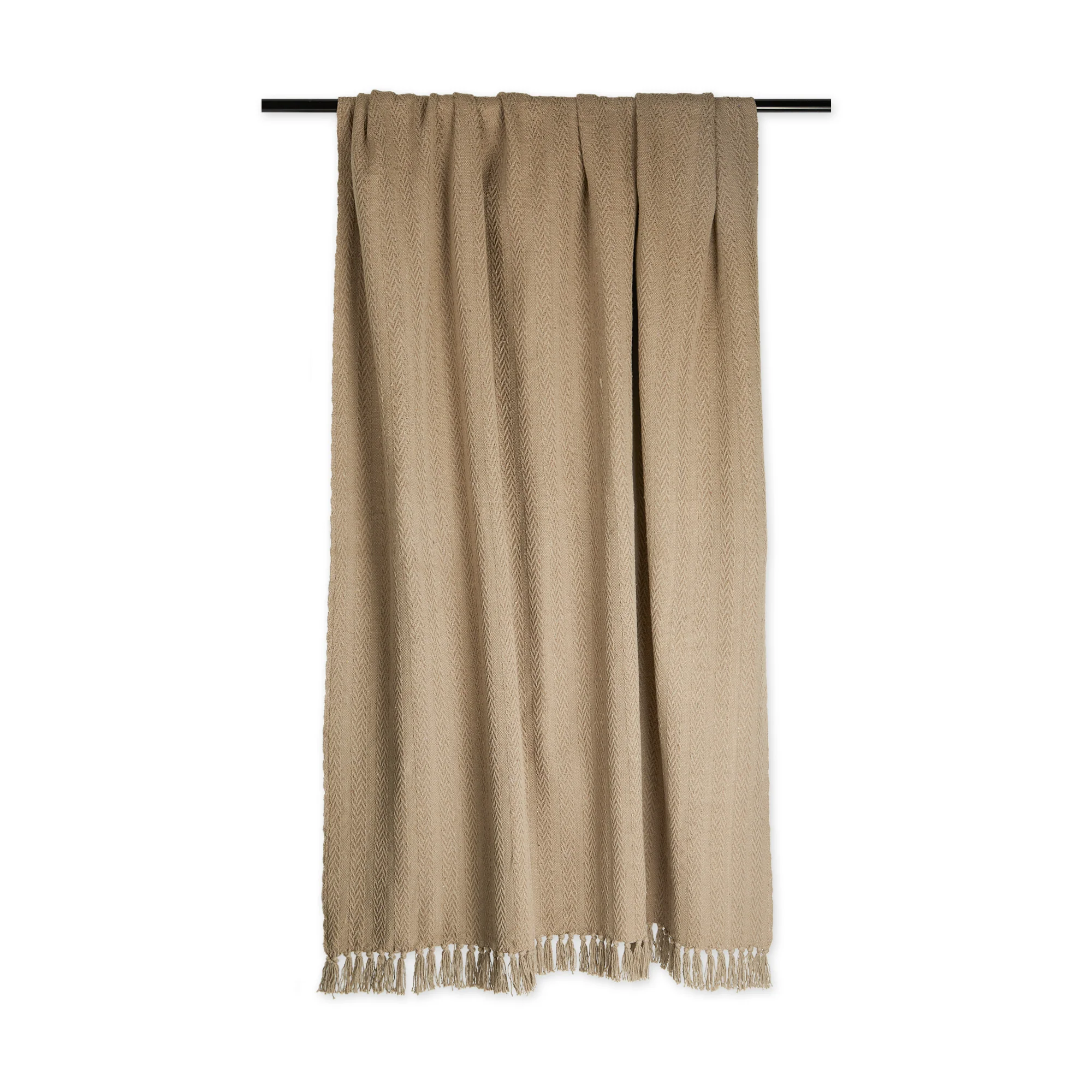 Stone Tonal Textured Throw