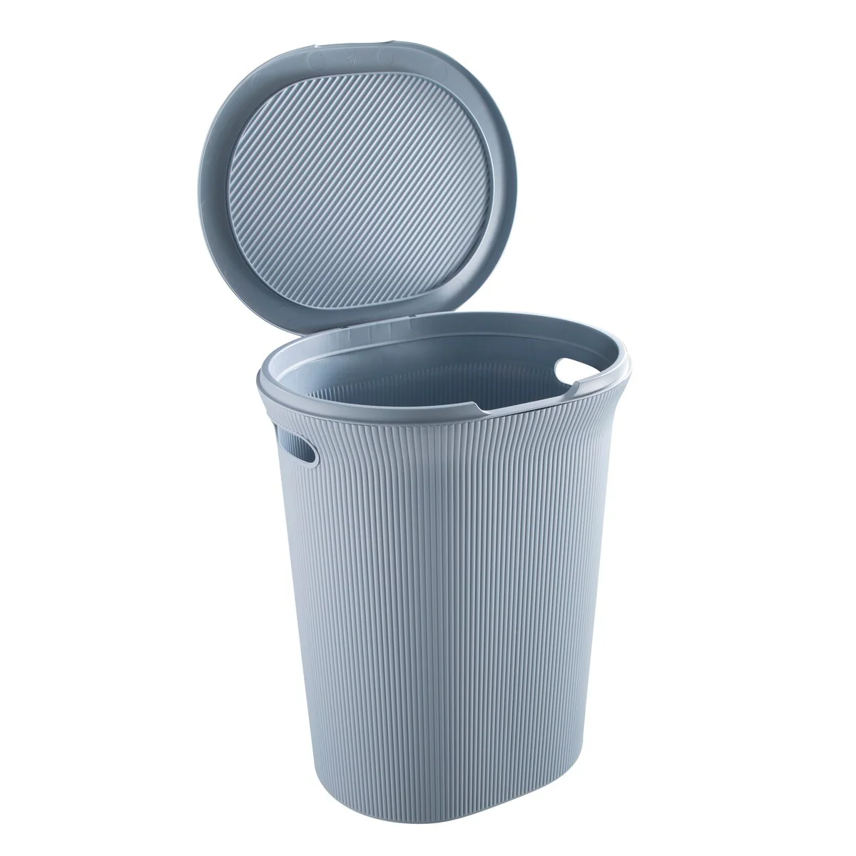 Ribbed Laundry Basket 35 Liter Lilac - 40 Liter