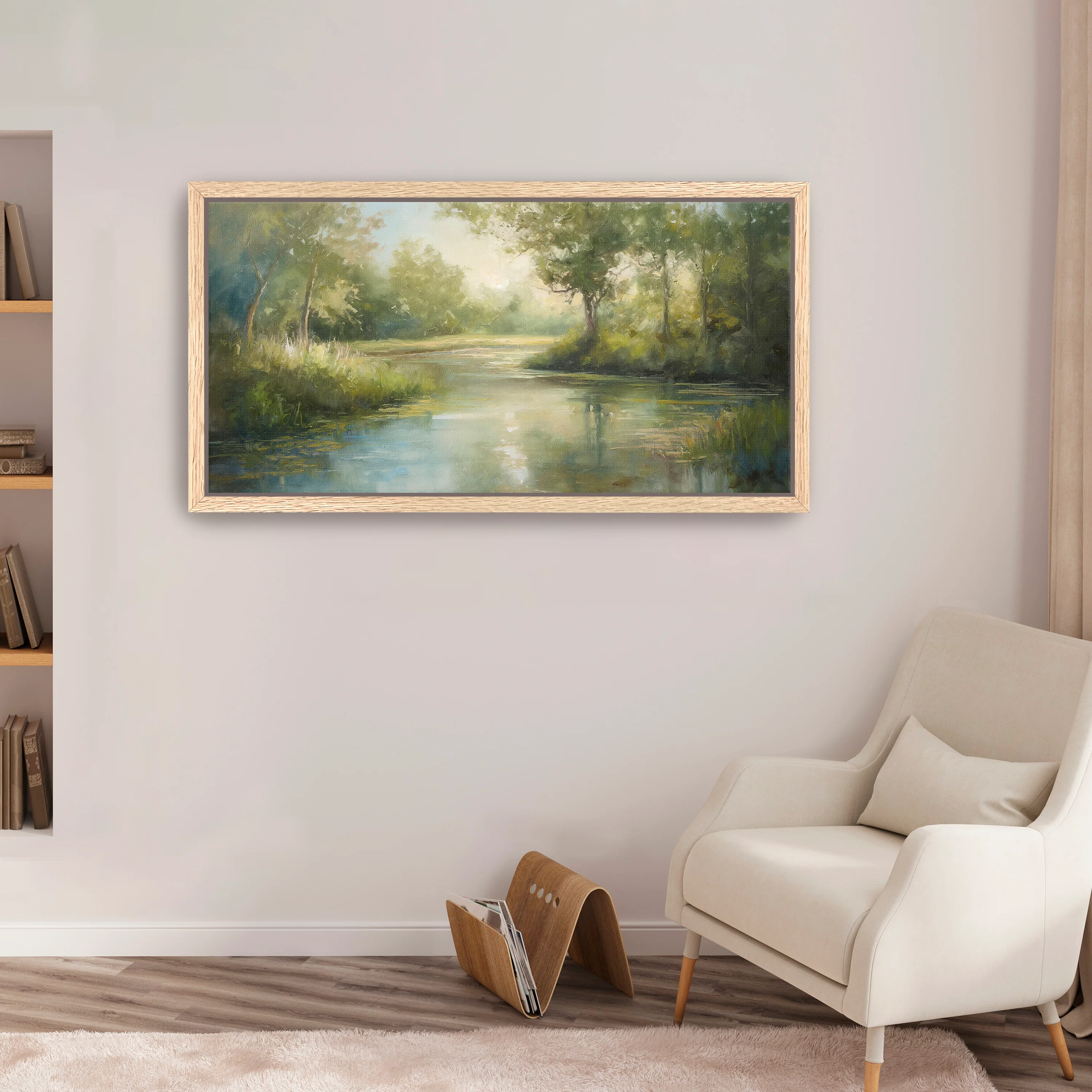 Peaceful Currents Canvas Giclee