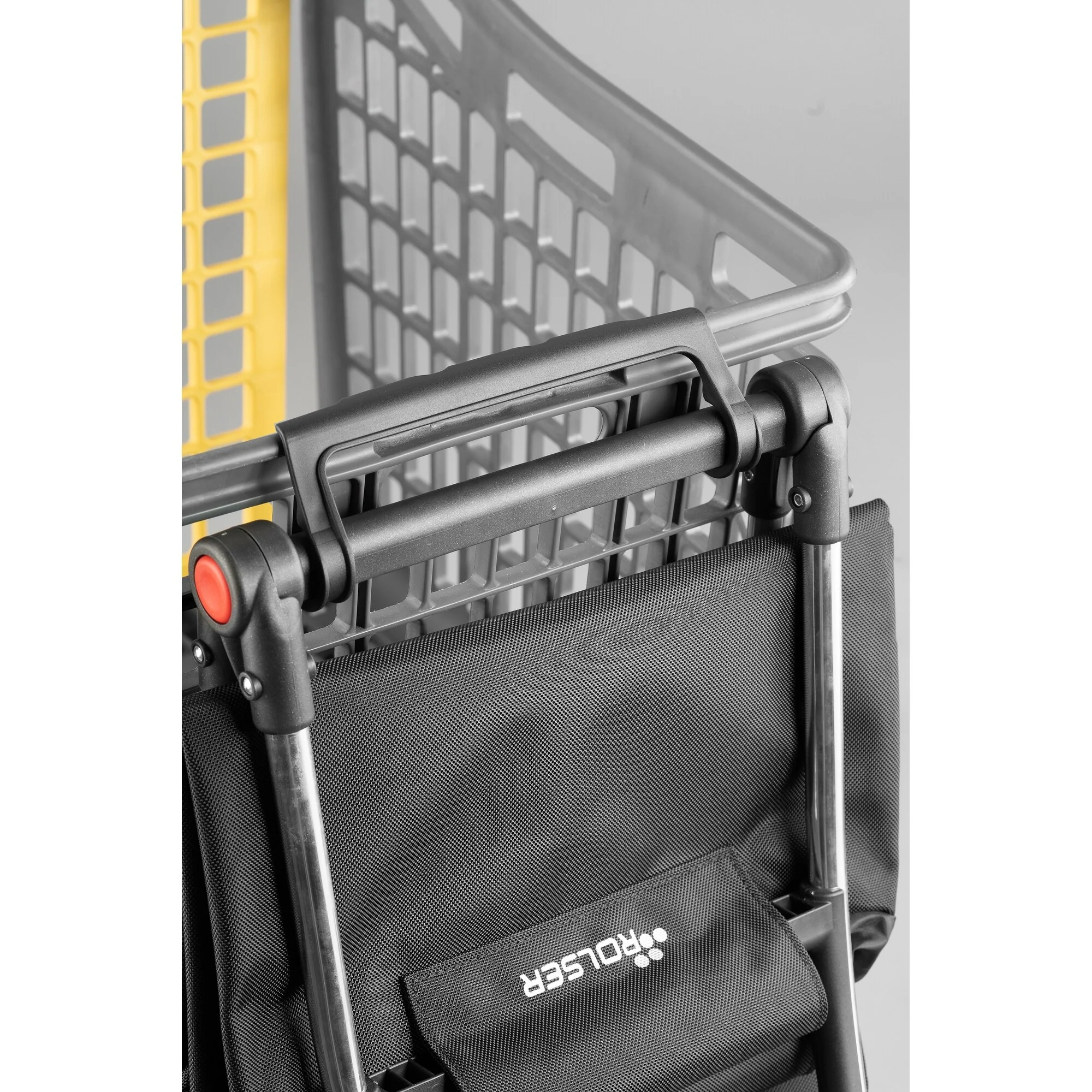 Rolser I-Max MF 4 Wheel Foldable Shopping Trolley - 15.35 in. W x 41.34 in. H x 12.6 in. D
