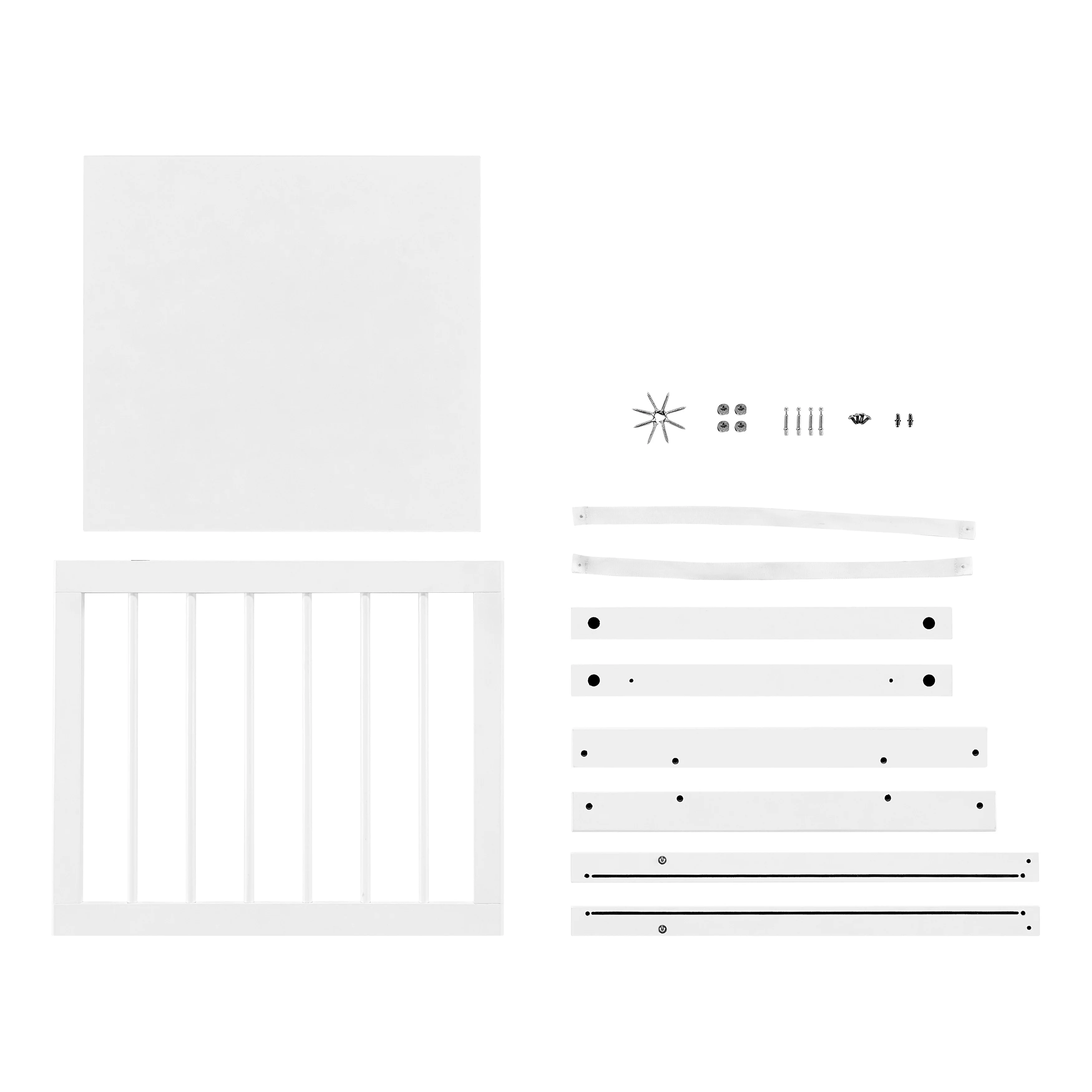 Danya B. Folding Wall Mounted Drying Rack - White