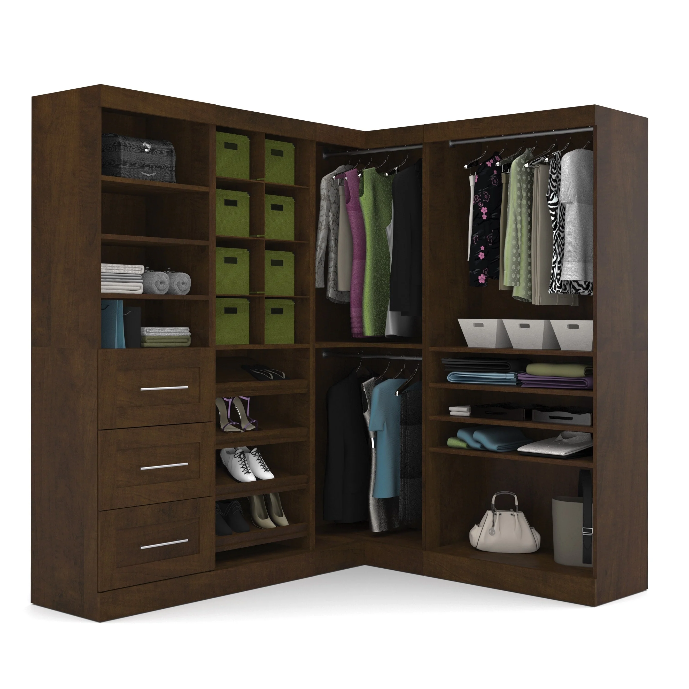 Pur 83W Walk-In Closet Organizer by Bestar