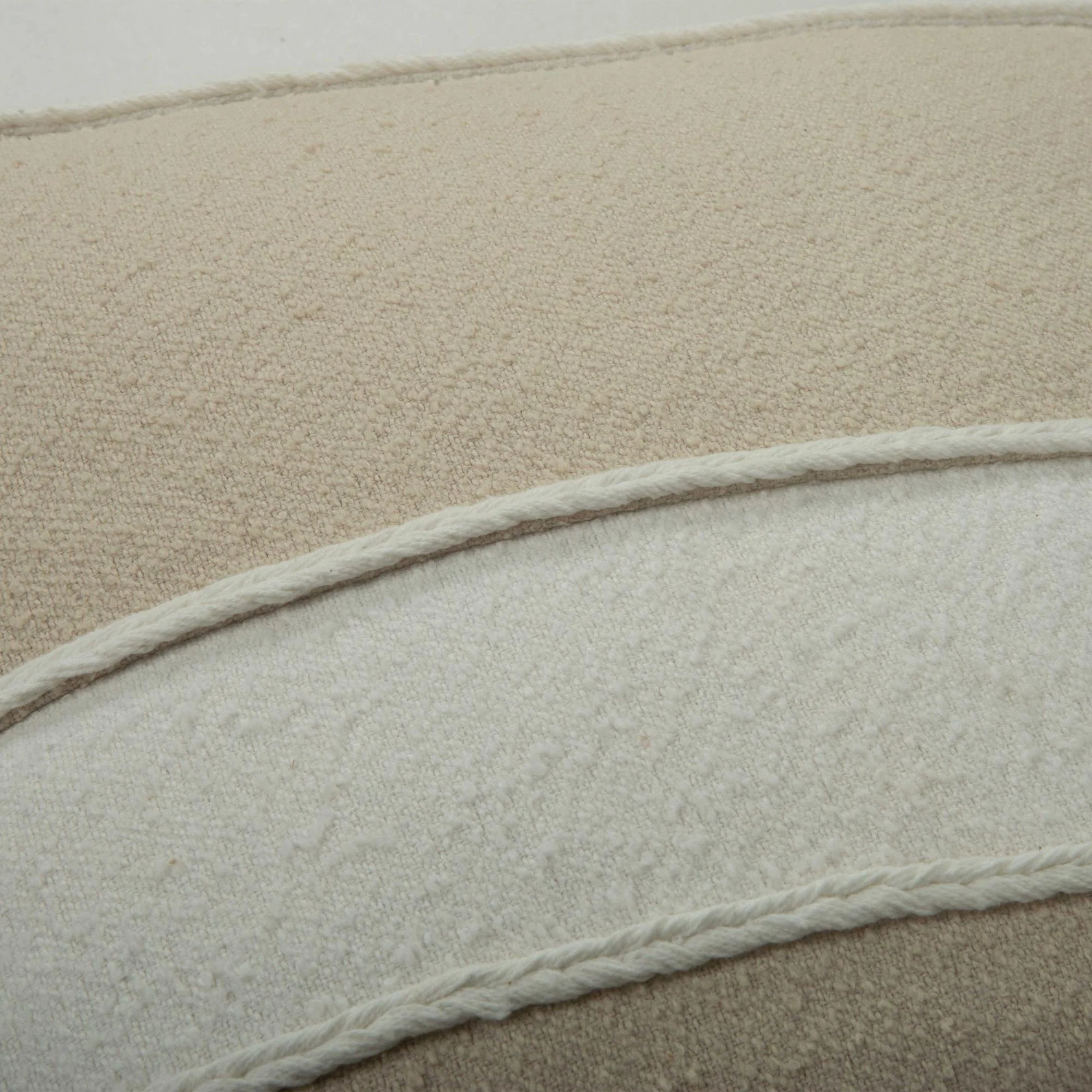 Woven 100% Cotton Stripe Decorative Throw Pillow