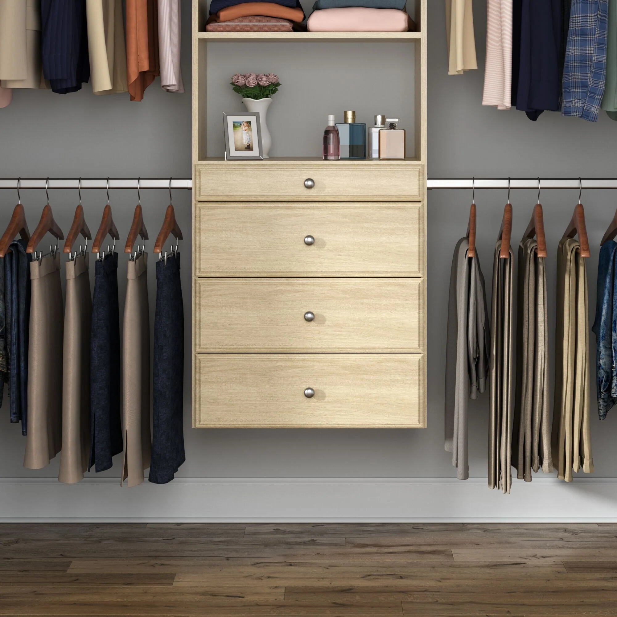 Easy Track Deluxe Closet Kit