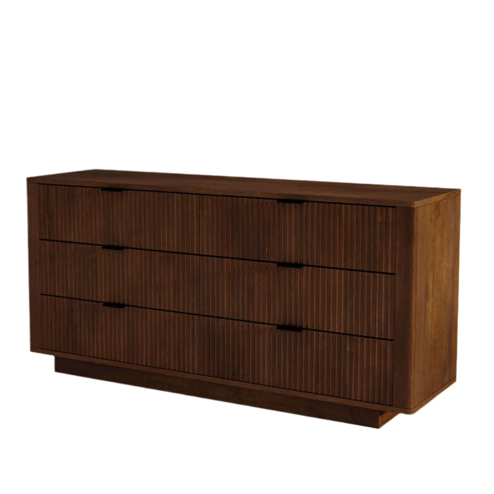 Castaway Solid Wood Tall Structure Dresser with 6 Drawers