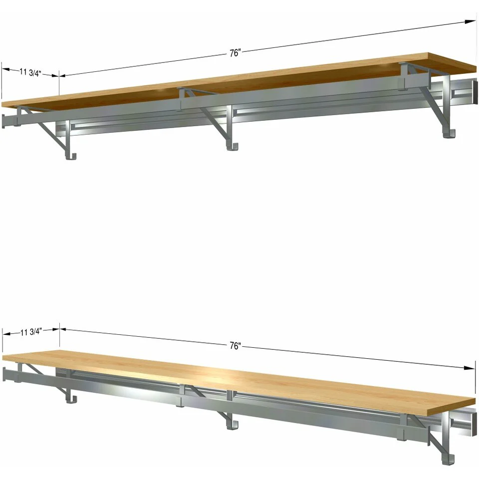 arrange a SPACE RCMBX Double Shelf-Hang Closet System