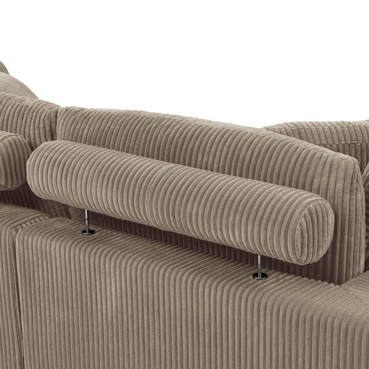 Drinel 90'' Square Arm Sofa