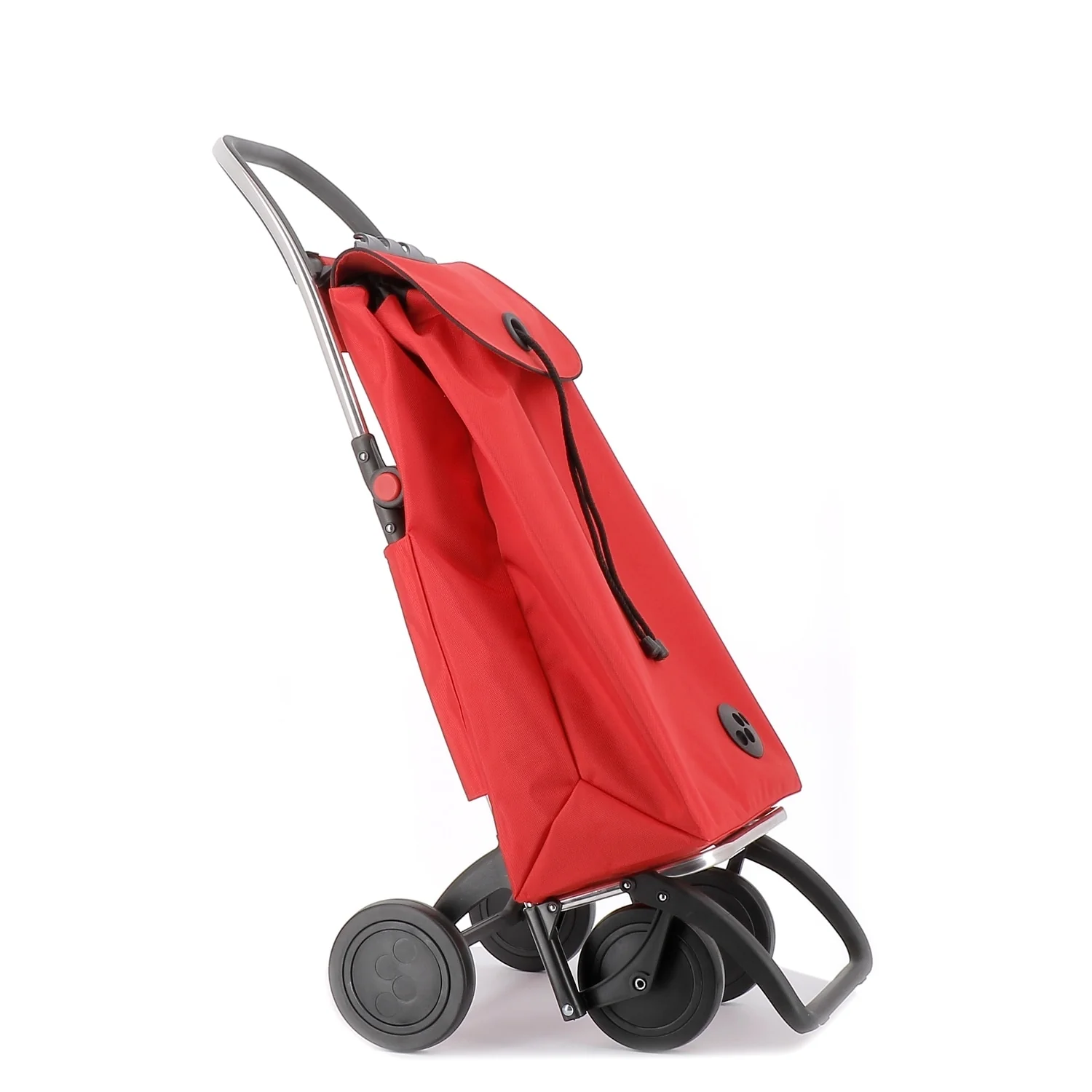 Rolser I-Max MF 4 Wheel Foldable Shopping Trolley - 15.35 in. W x 41.34 in. H x 12.6 in. D