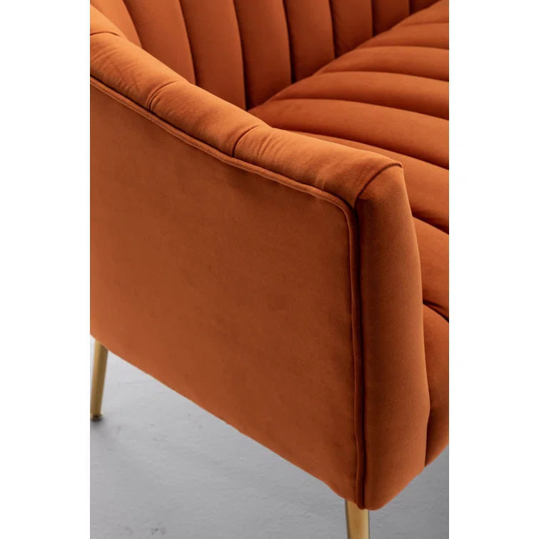 Murrow 50.6'' Velvet Loveseat