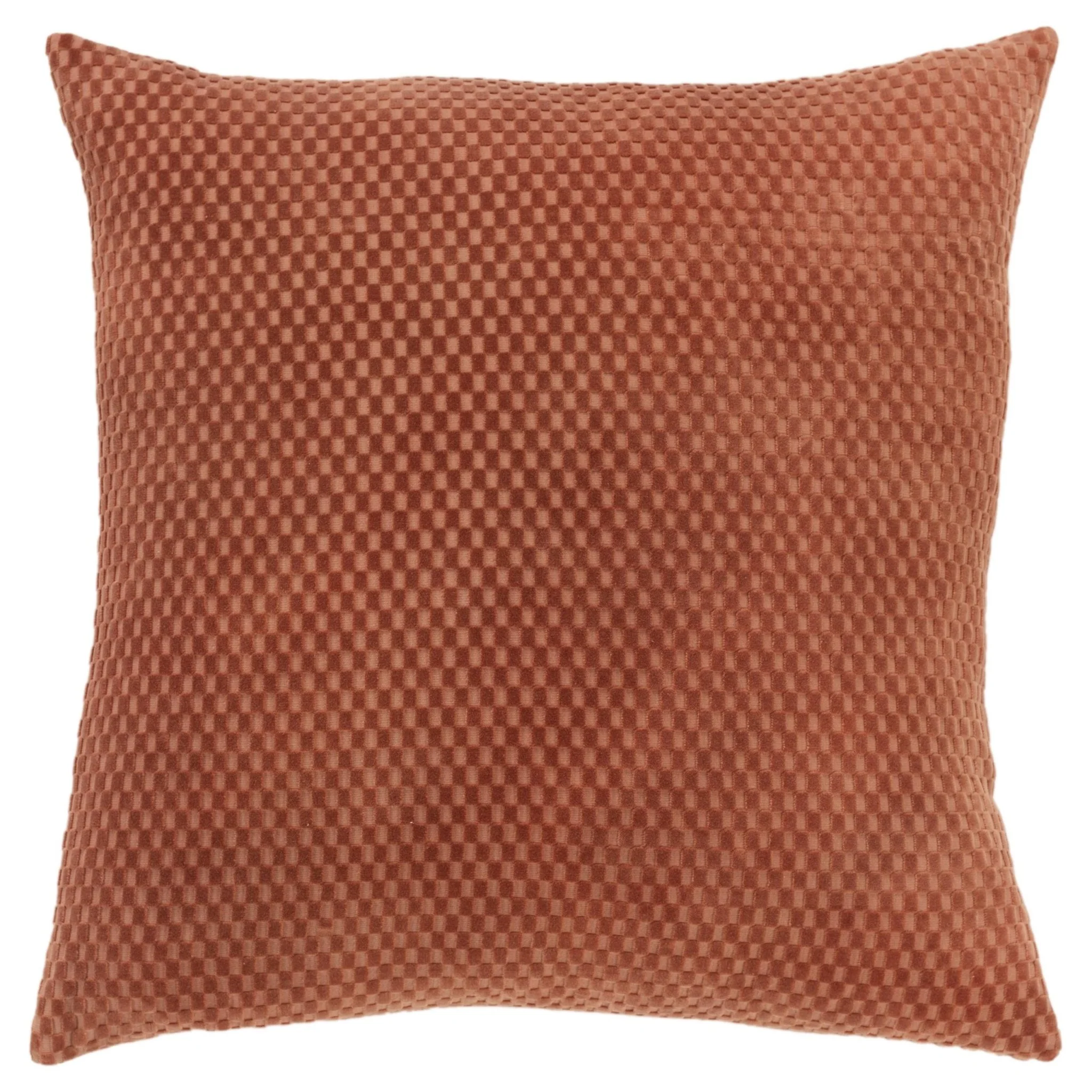 Woven Cotton Solid Decorative Throw Pillow