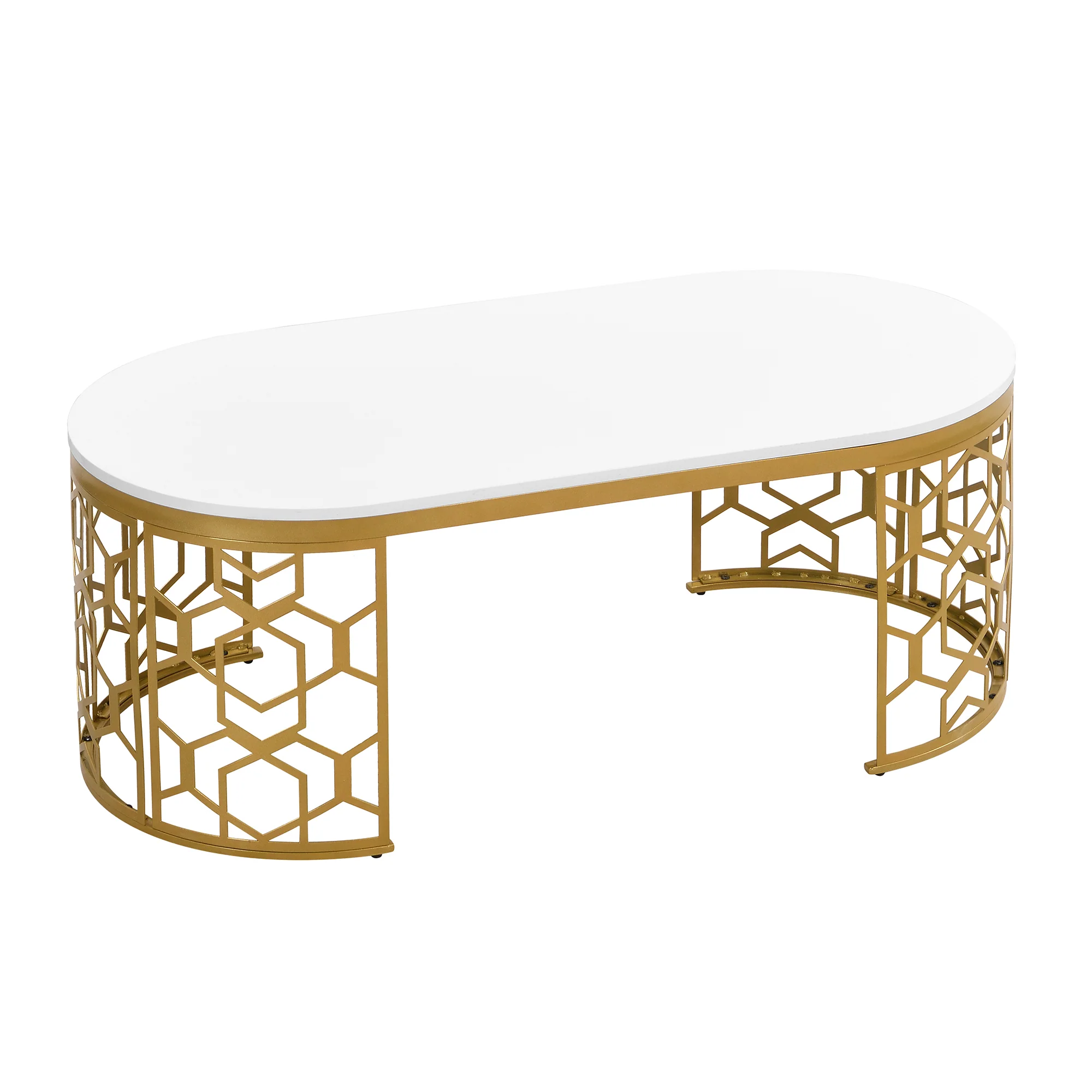 Modern Oval Coffee Table