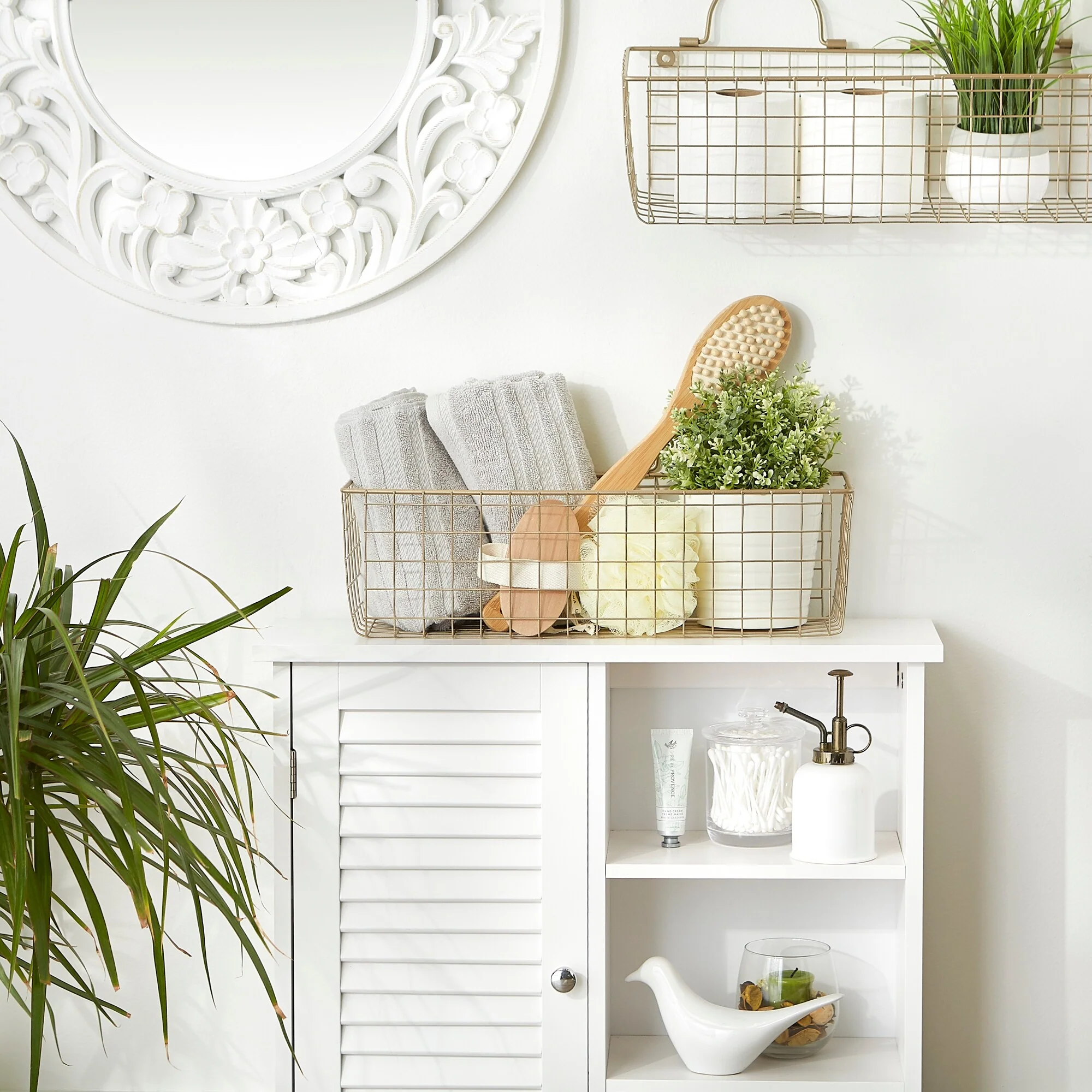 DII Wire Wall Basket(Set of 2) Grey