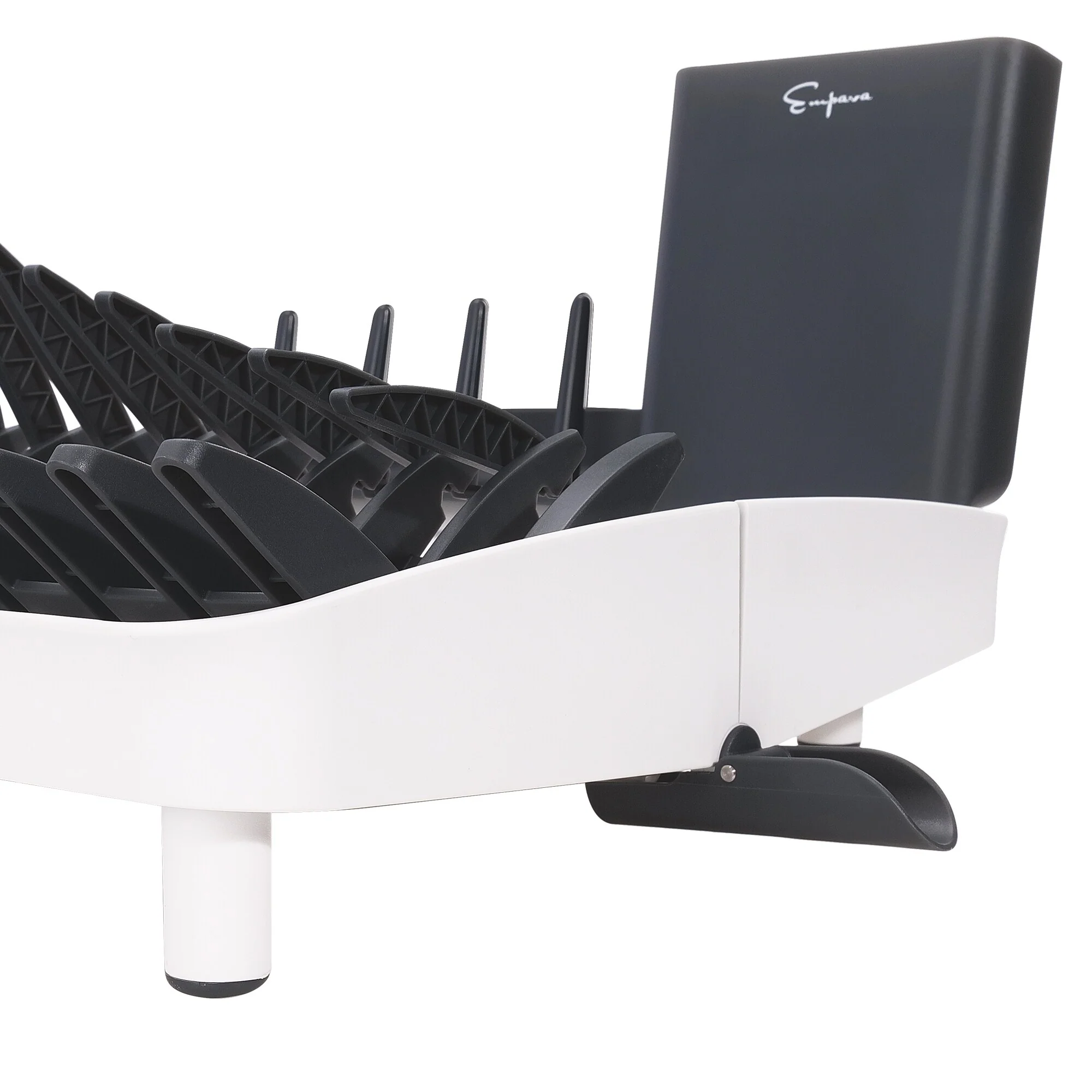 Foldable Countertop Dish Drying Rack with Drainer - 16.5
