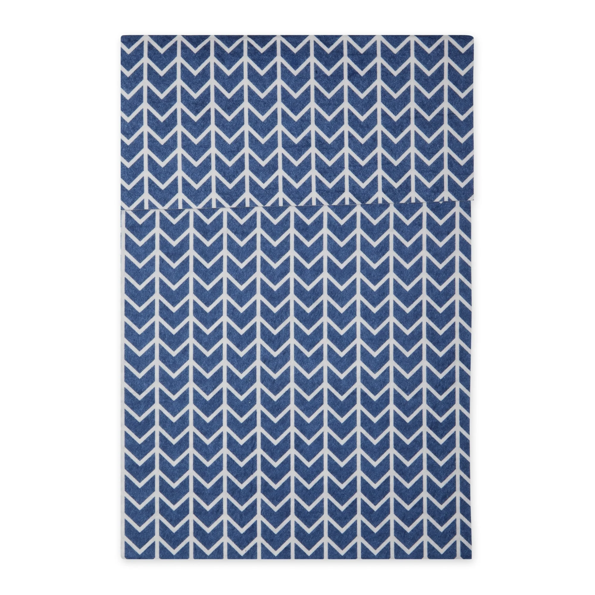 DII Nautical Blue Market Print Fridge Liner (Set of 6)