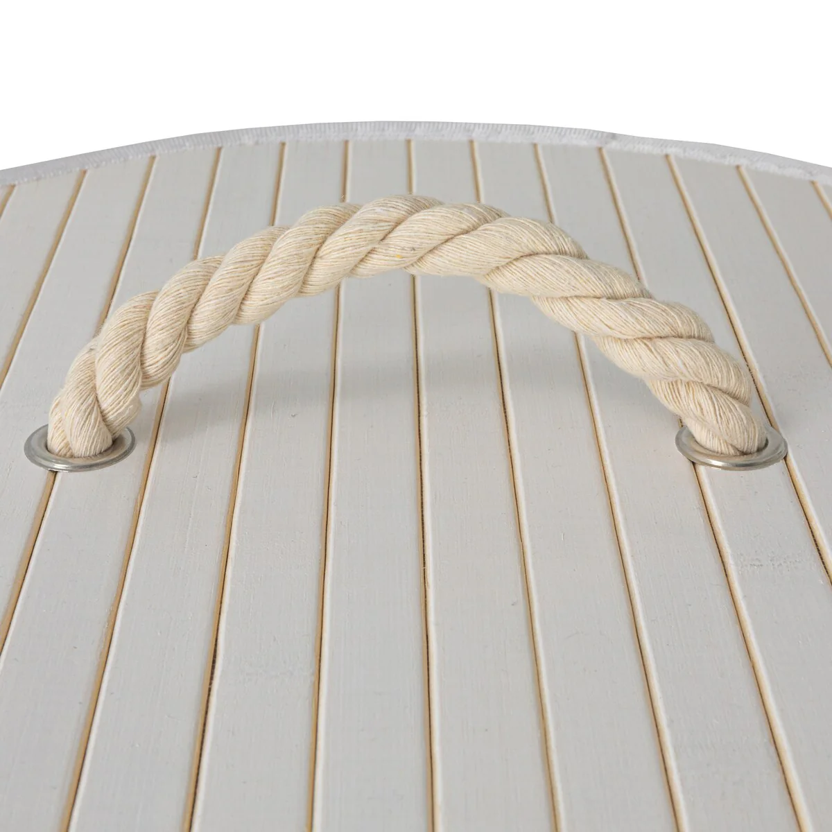 Household Essentials Bamboo Laundry Hamper with Handles and Removable Laundry Bag