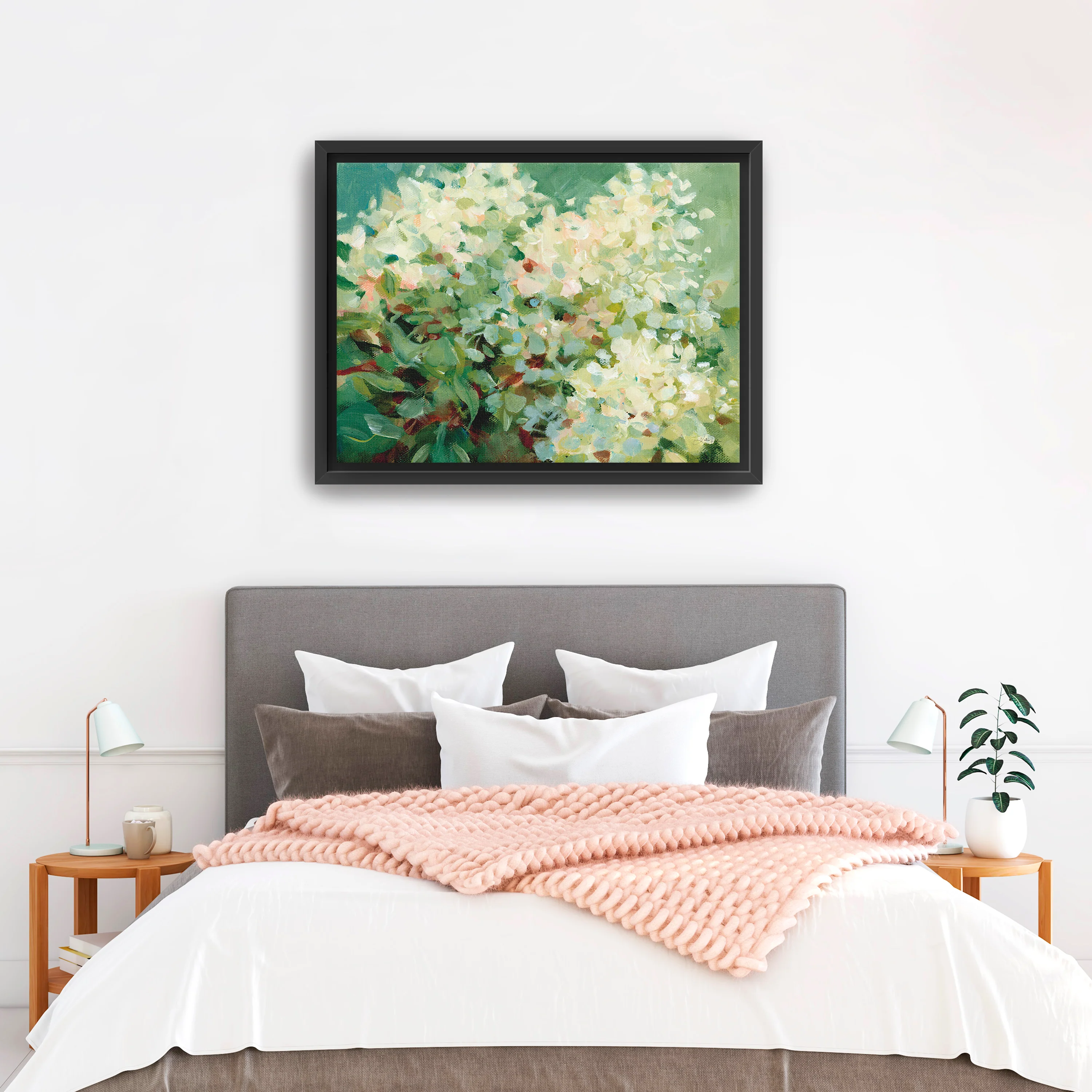 Humble Hydrangea Canvas Giclee
