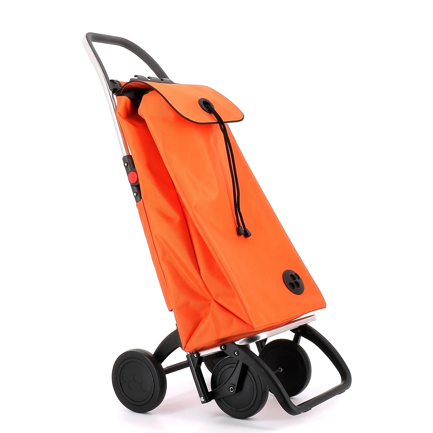 Rolser I-Max MF 4 Wheel Foldable Shopping Trolley - 15.35 in. W x 41.34 in. H x 12.6 in. D