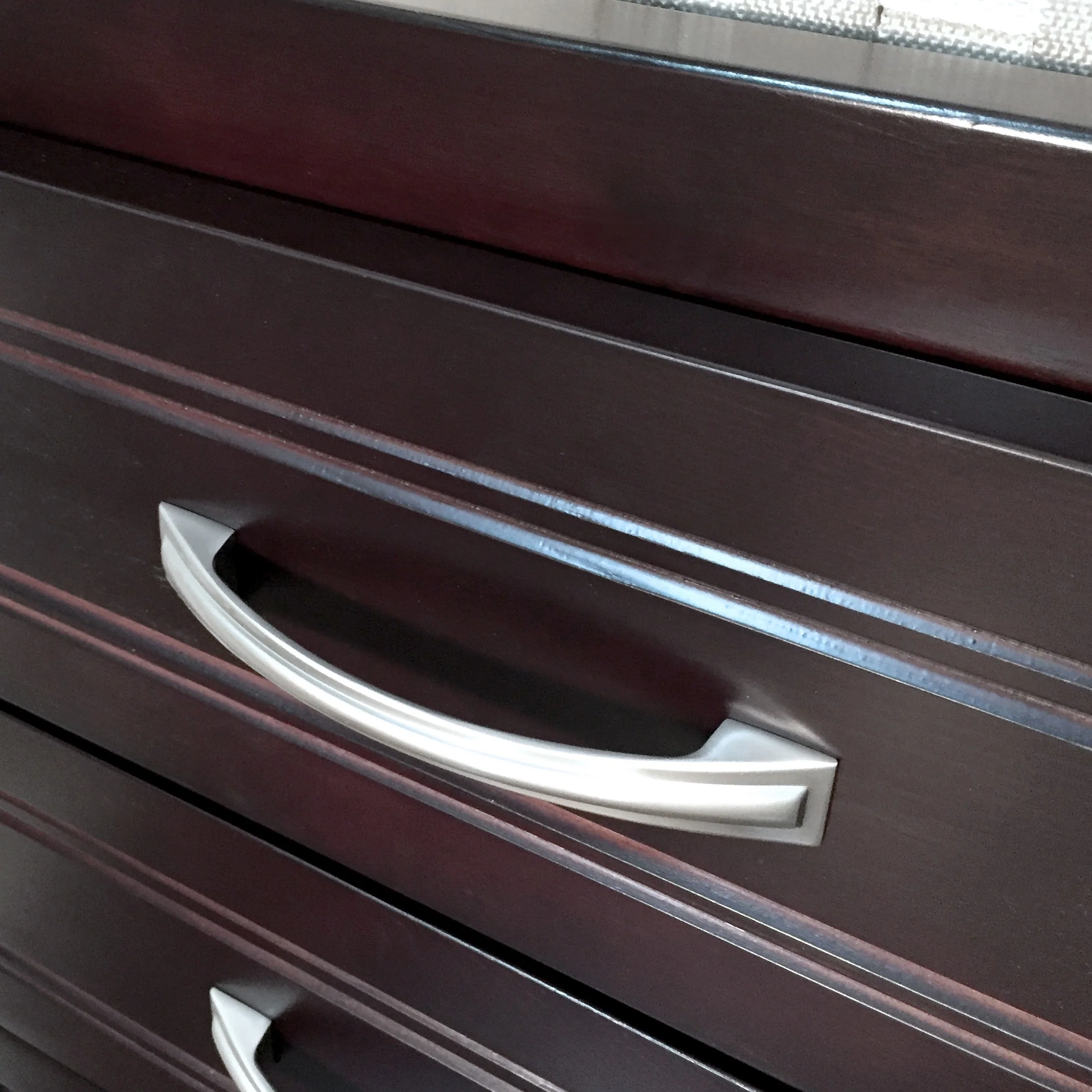John Louis Home Solid Wood Reach-Ion Closet System with 3-Drawers Espresso