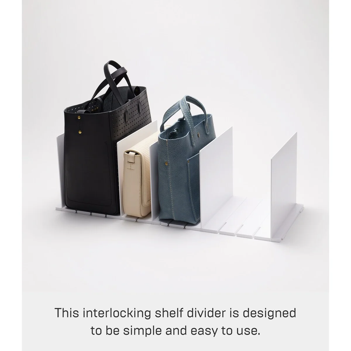 Yamazaki Home Handbag Organizer (Set of 2), ABS Plastic - L 9.45 x W 12.52 x H 8.27 inches