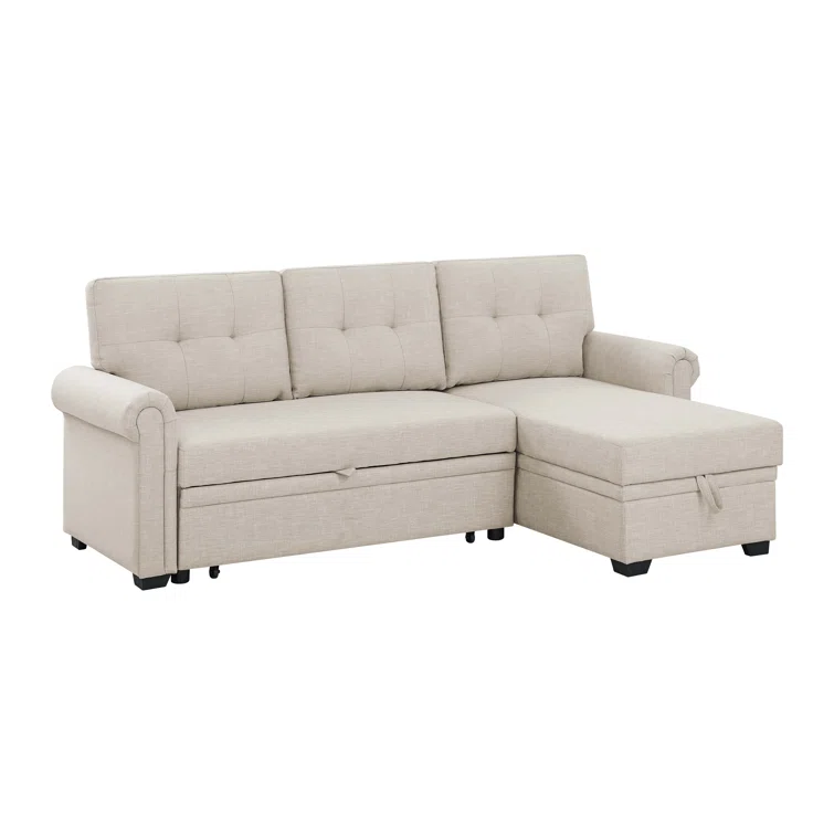 Rossignol 86'' Upholstered Sleeper Sofa