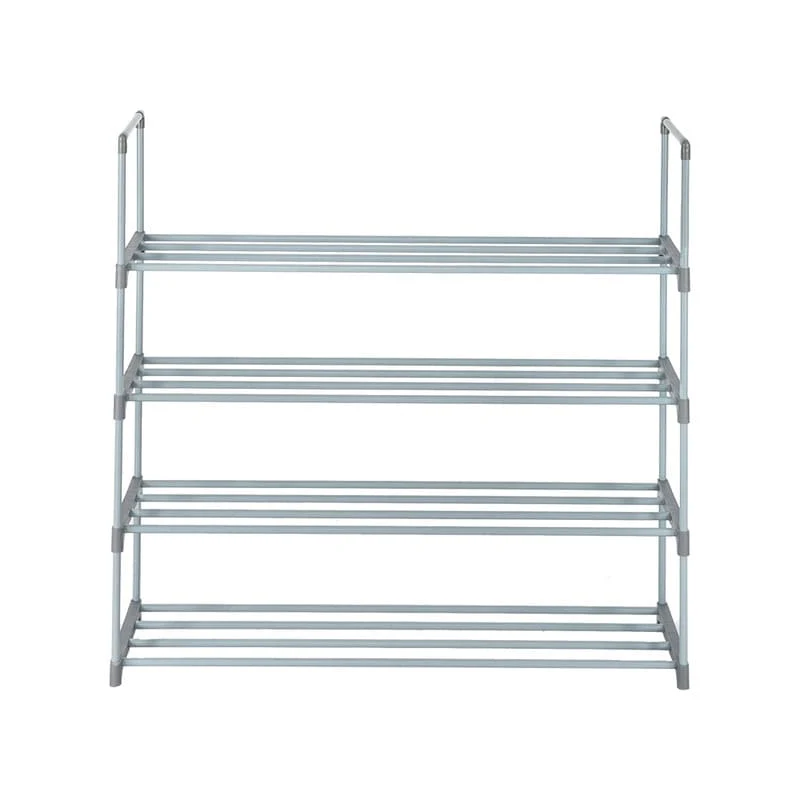 4-Tier Shoe Rack Metal Shoe Tower 20-Pair Shoe Storage Organizer