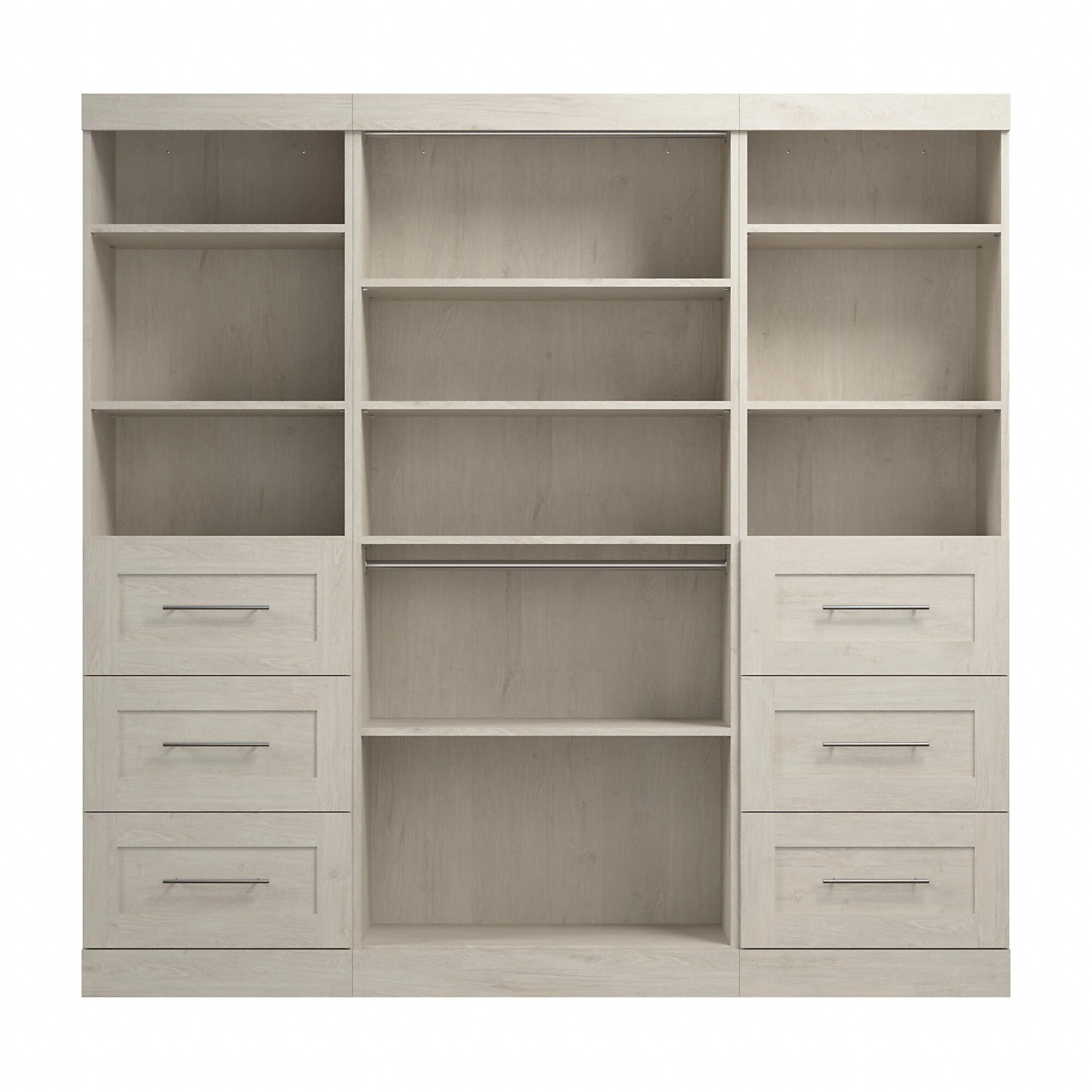 Pur 86W Closet Organization System with Drawers by Bestar - 86